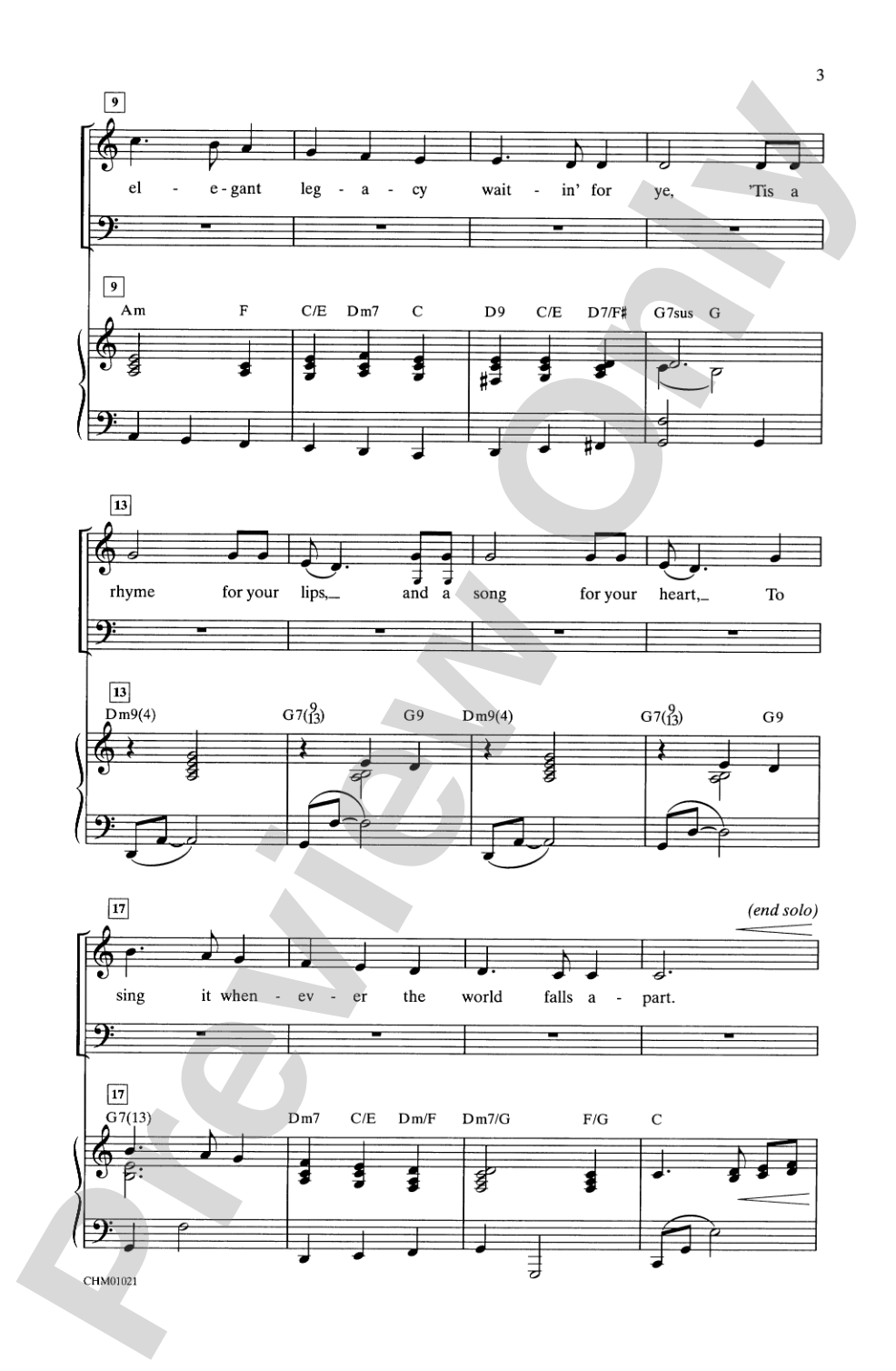 Look to the Rainbow (from <I>Finian's Rainbow</I>): SATB Choral Octavo