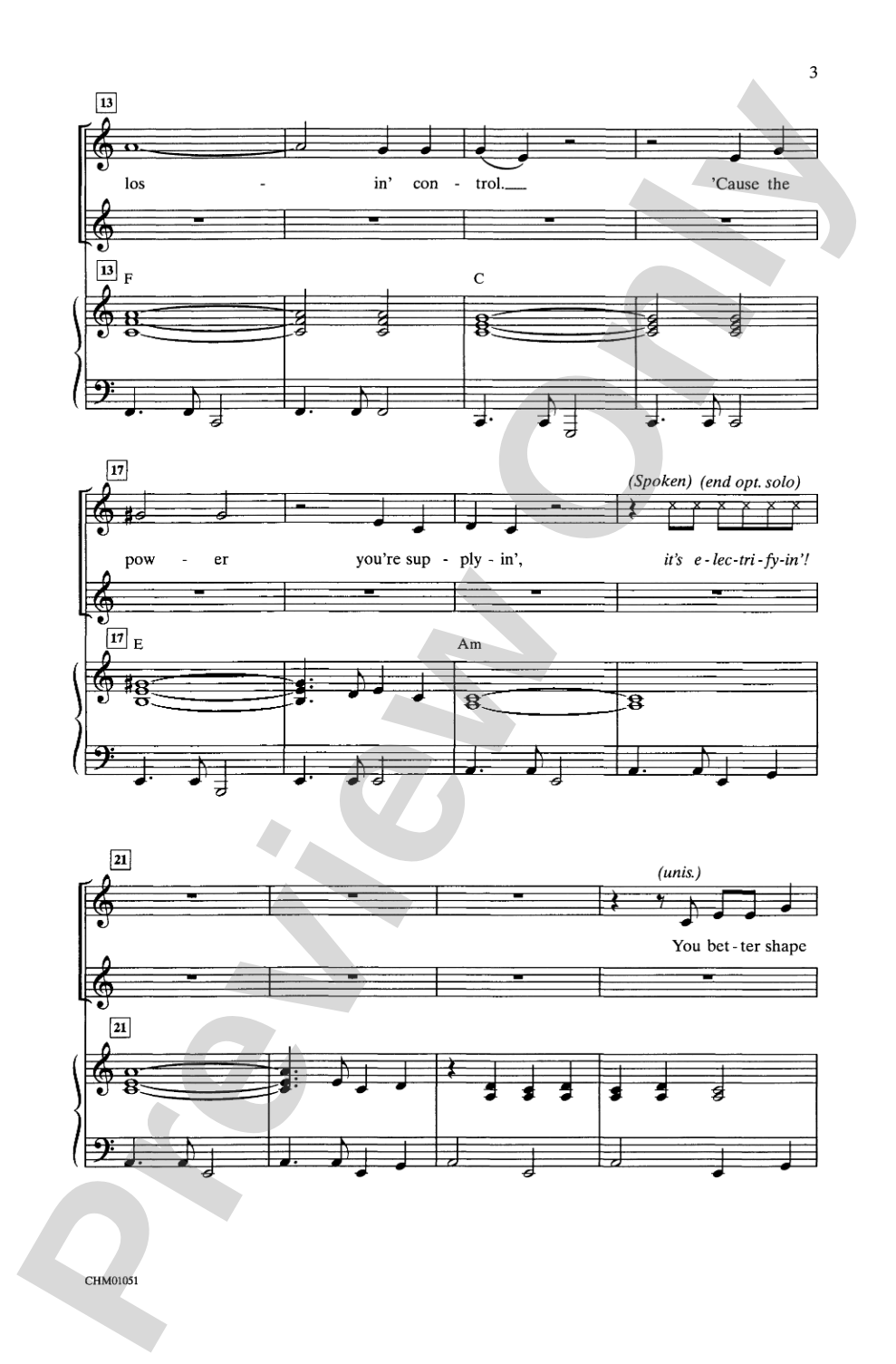 You're the One That I Want: 2-Part Choral Octavo