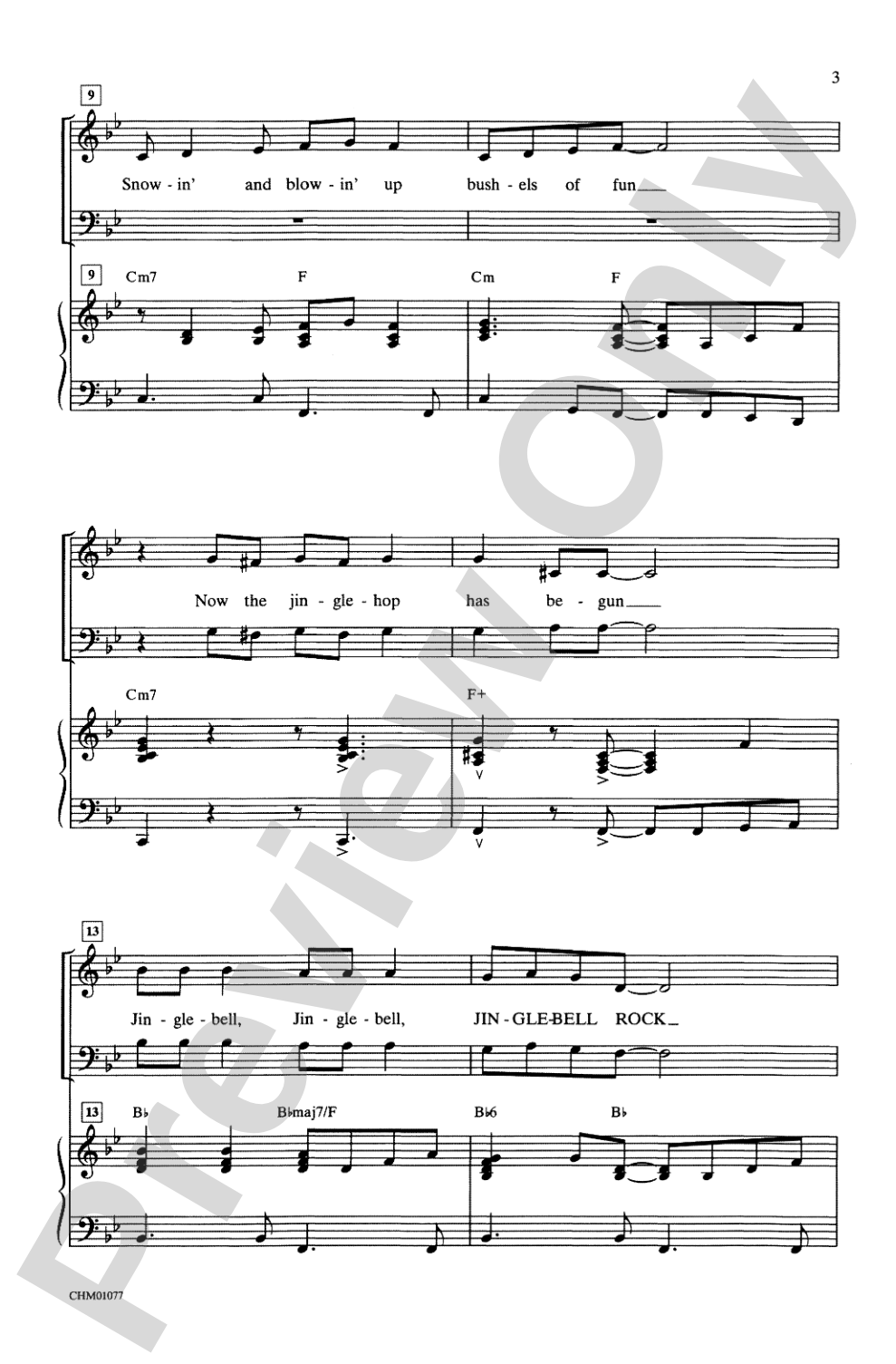 Jingle-Bell Rock: 3-Part Mixed Choral Octavo