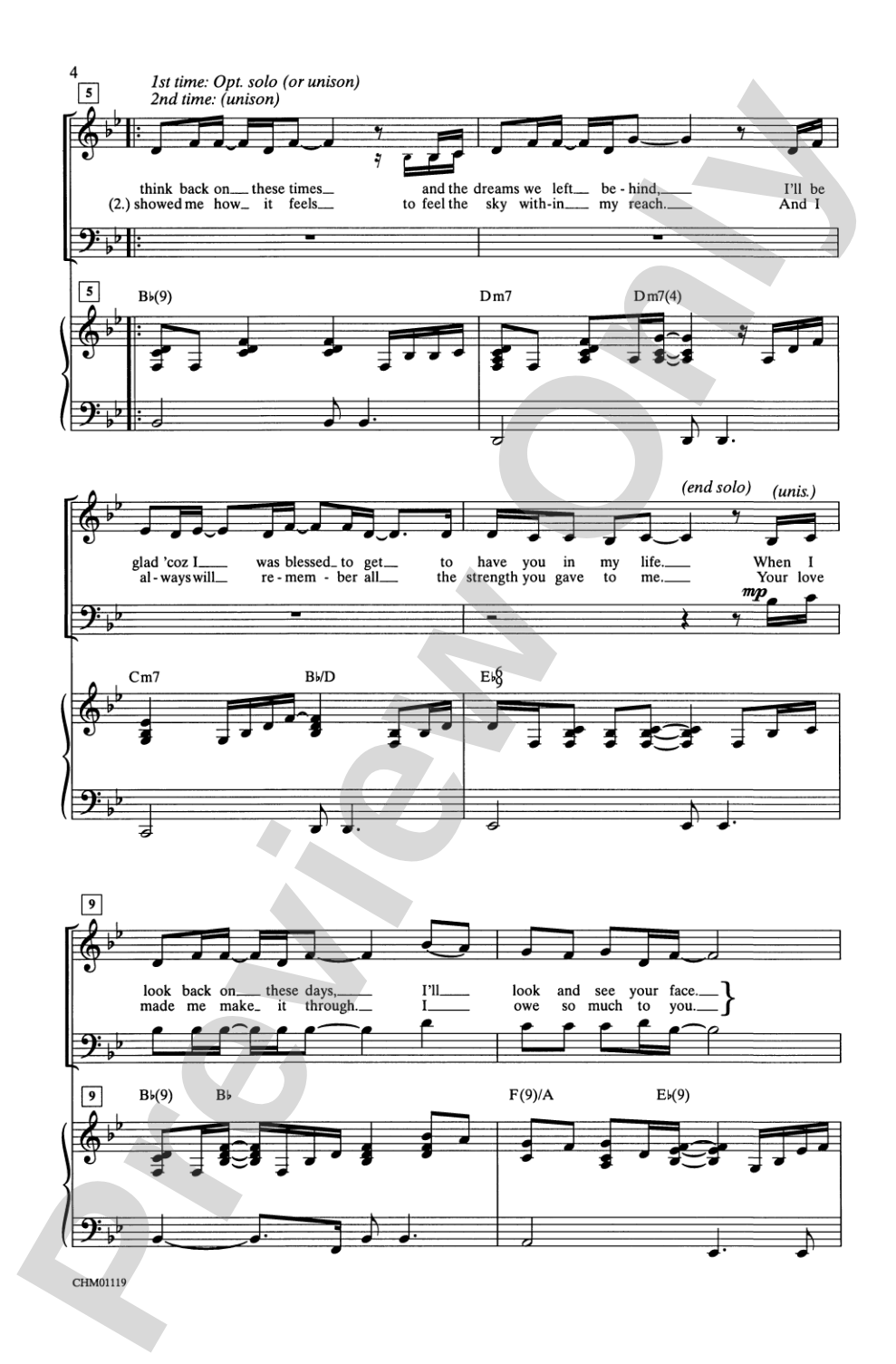 There You'll Be (from <I>Pearl Harbor</I>): 3-Part Mixed Choral Octavo