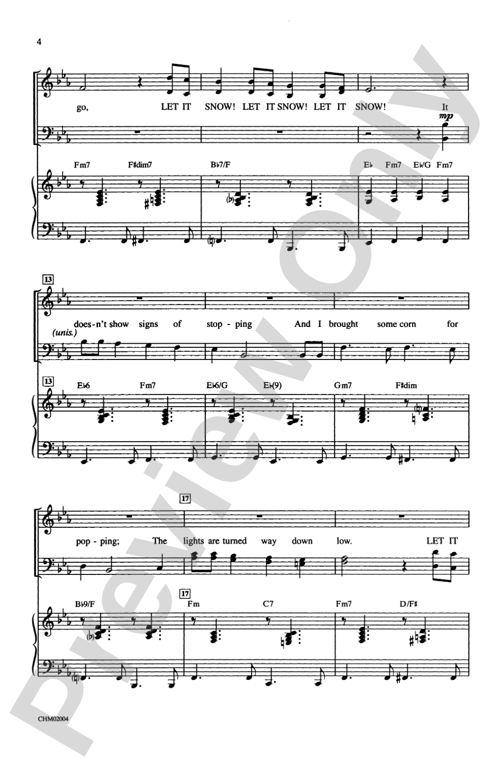 Let It Snow! Let It Snow! Let It Snow!: SATB Choral Octavo