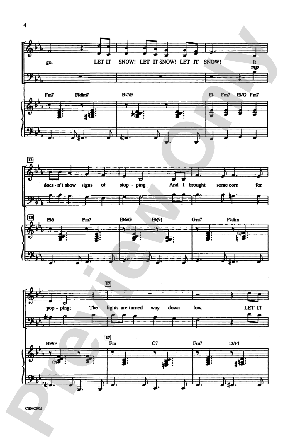 Let It Snow! Let It Snow! Let It Snow!: 3-Part Mixed Choral Octavo