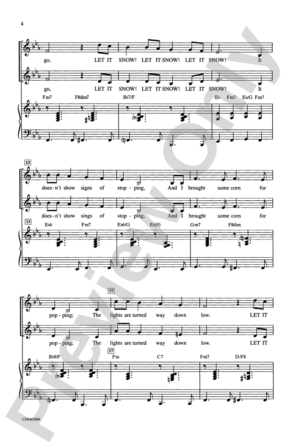 Let It Snow! Let It Snow! Let It Snow!: 2-Part Choral Octavo