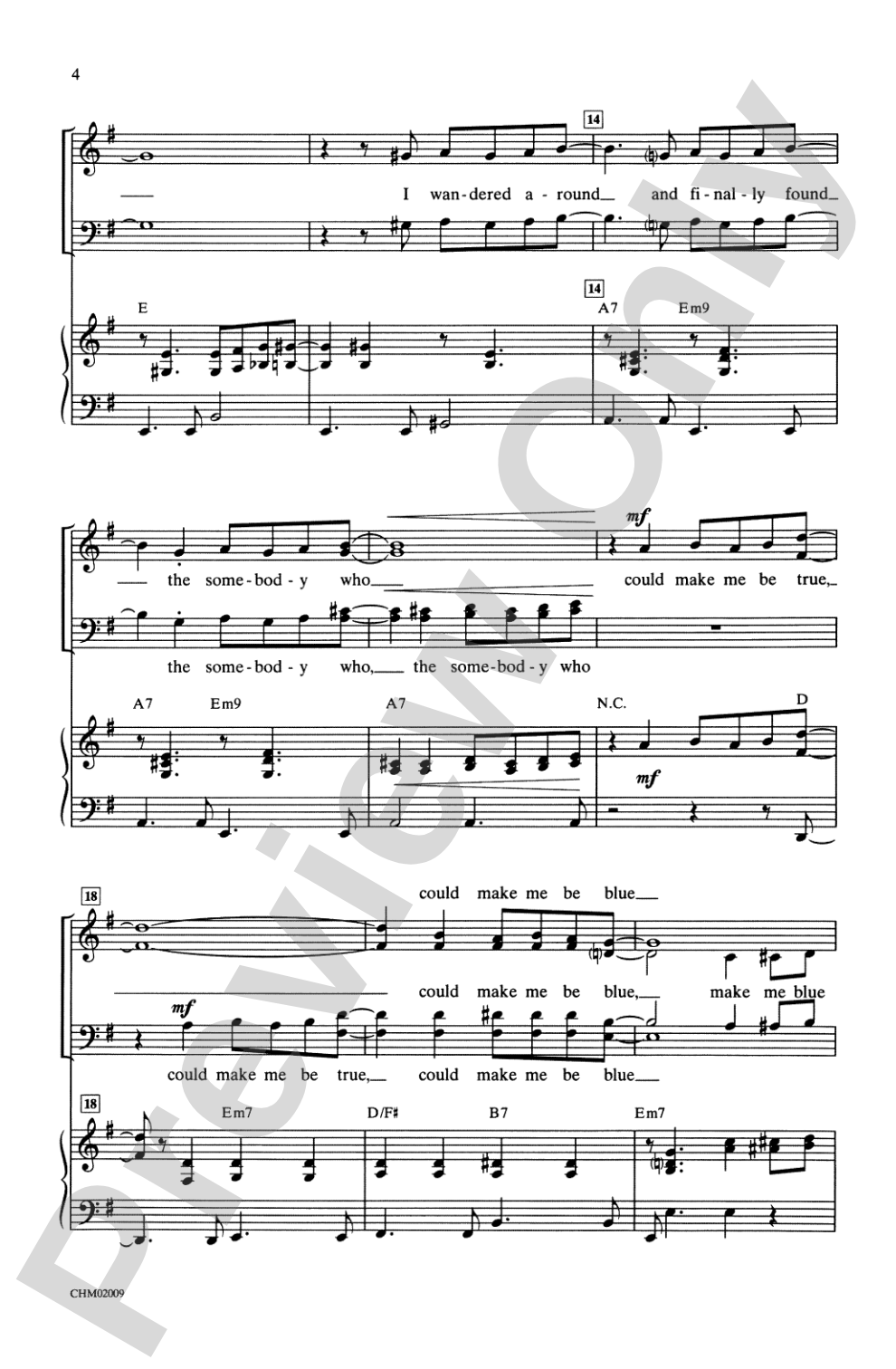 It Had to Be You: SATB Choral Octavo