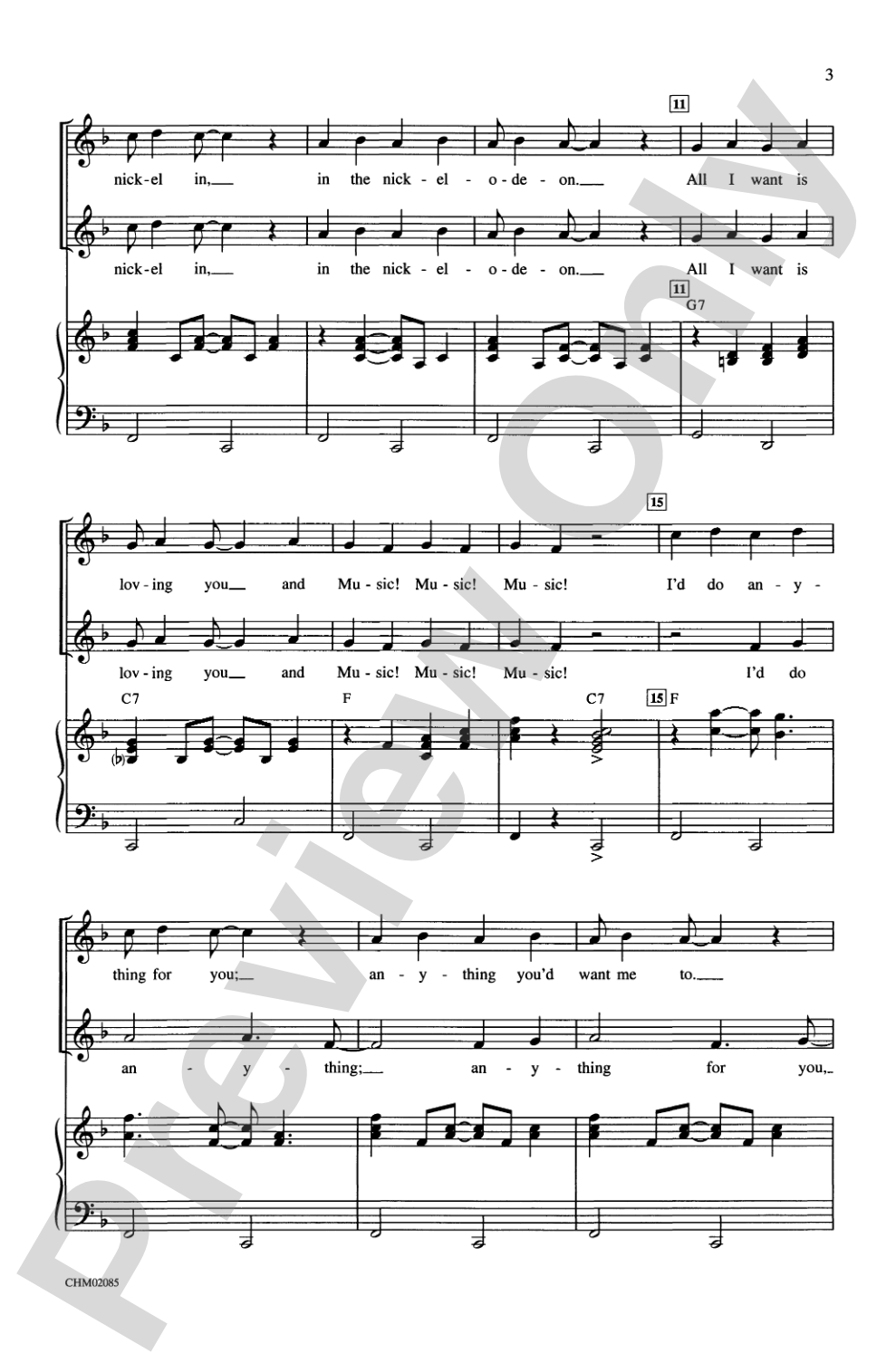 Music! Music! Music!: 2-Part Choral Octavo