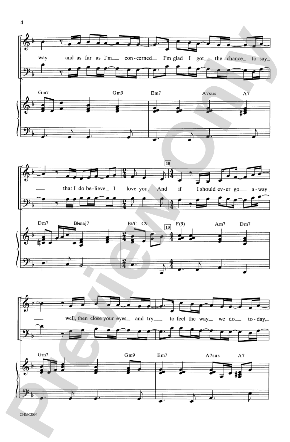 That's What Friends Are For: 3-Part Mixed Choral Octavo