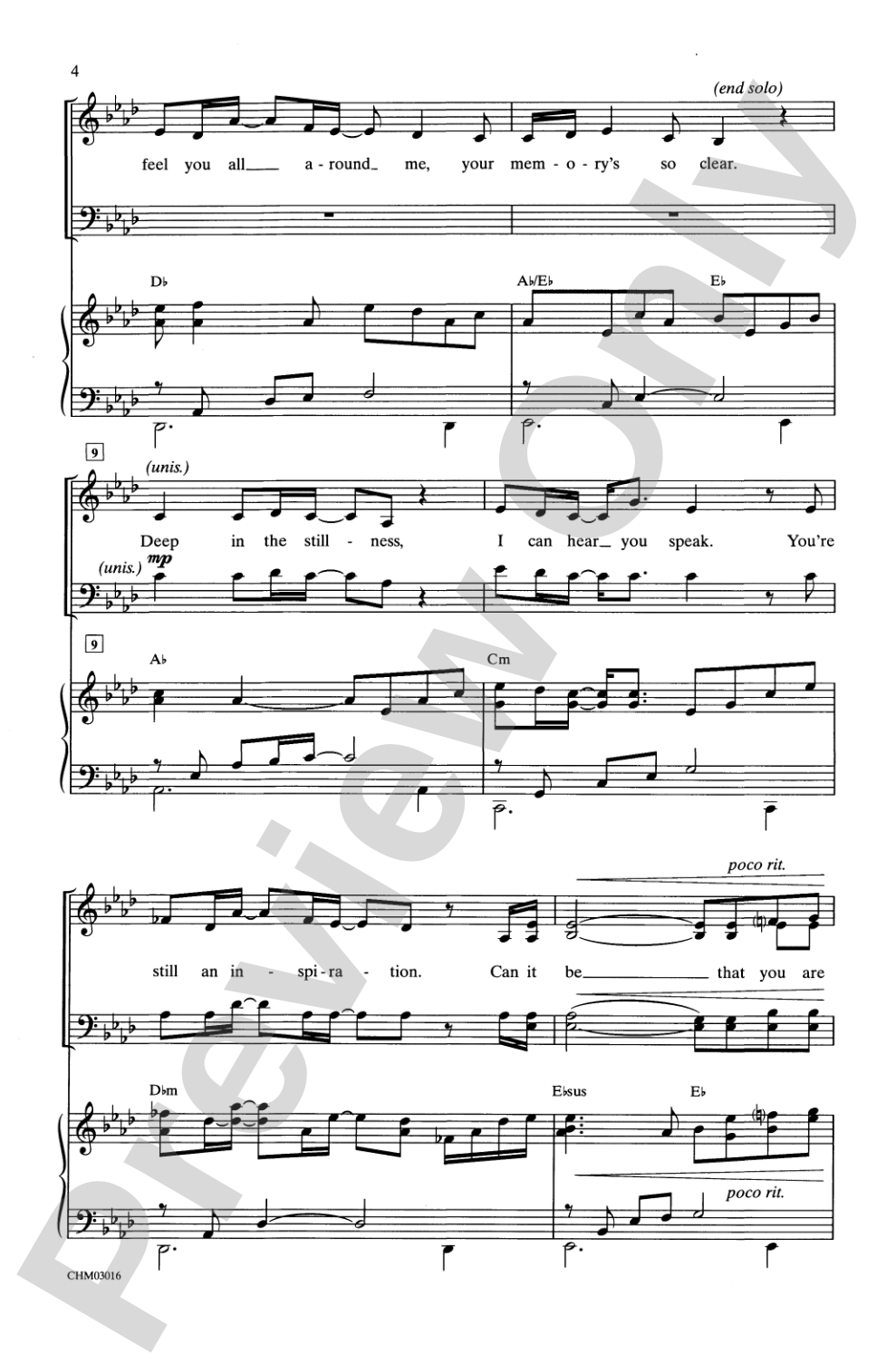 To Where You Are: SATB Choral Octavo