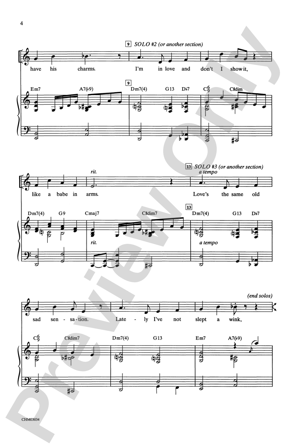 Bewitched (from <I>Pal Joey</I>): SSA Choral Octavo