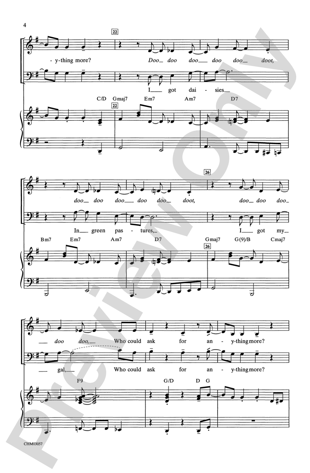 I Got Rhythm: SAB Choral Octavo