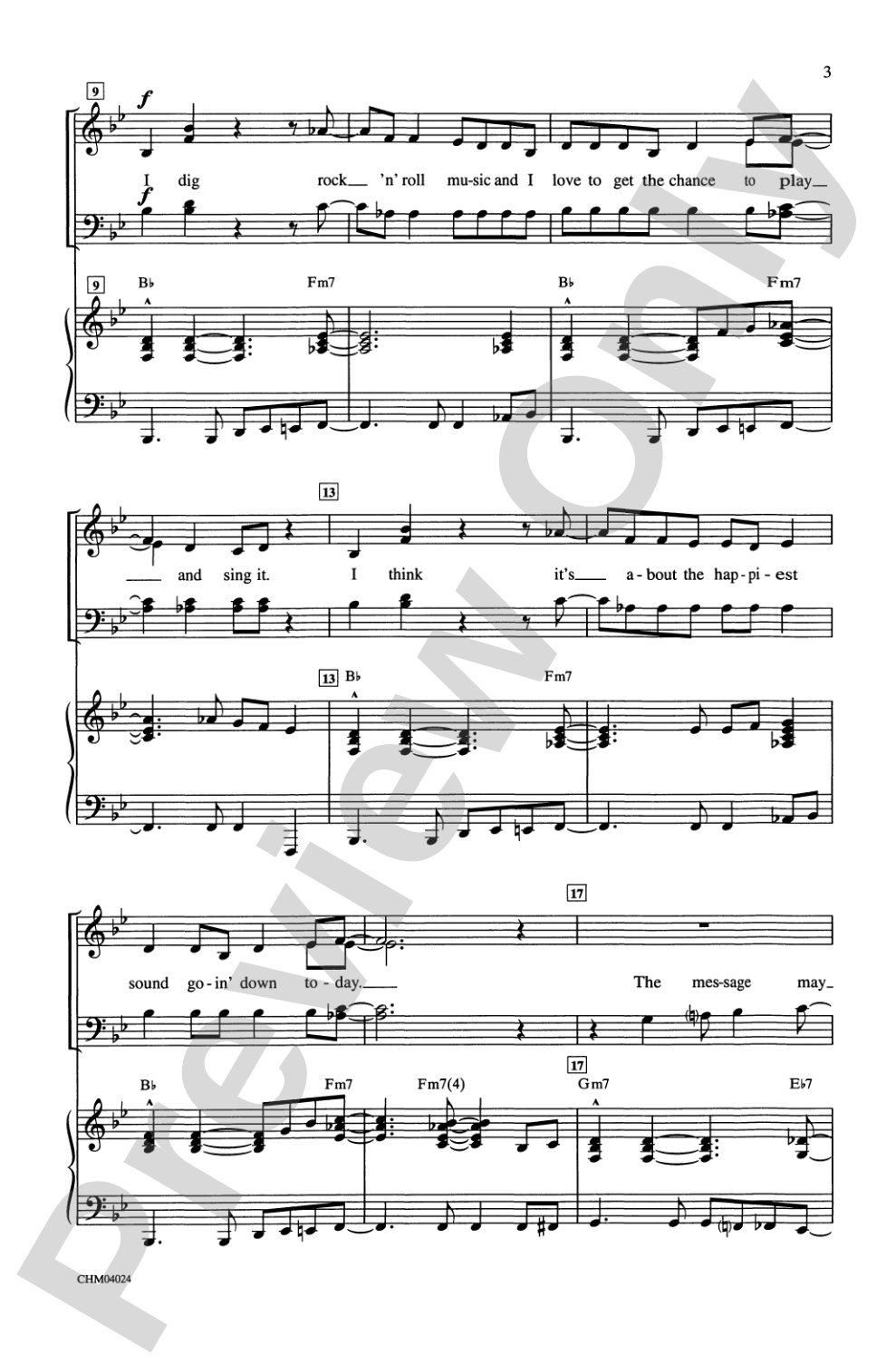 I Dig Rock and Roll Music: SATB Choral Octavo