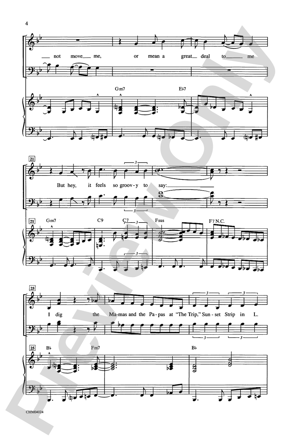 I Dig Rock and Roll Music: SATB Choral Octavo