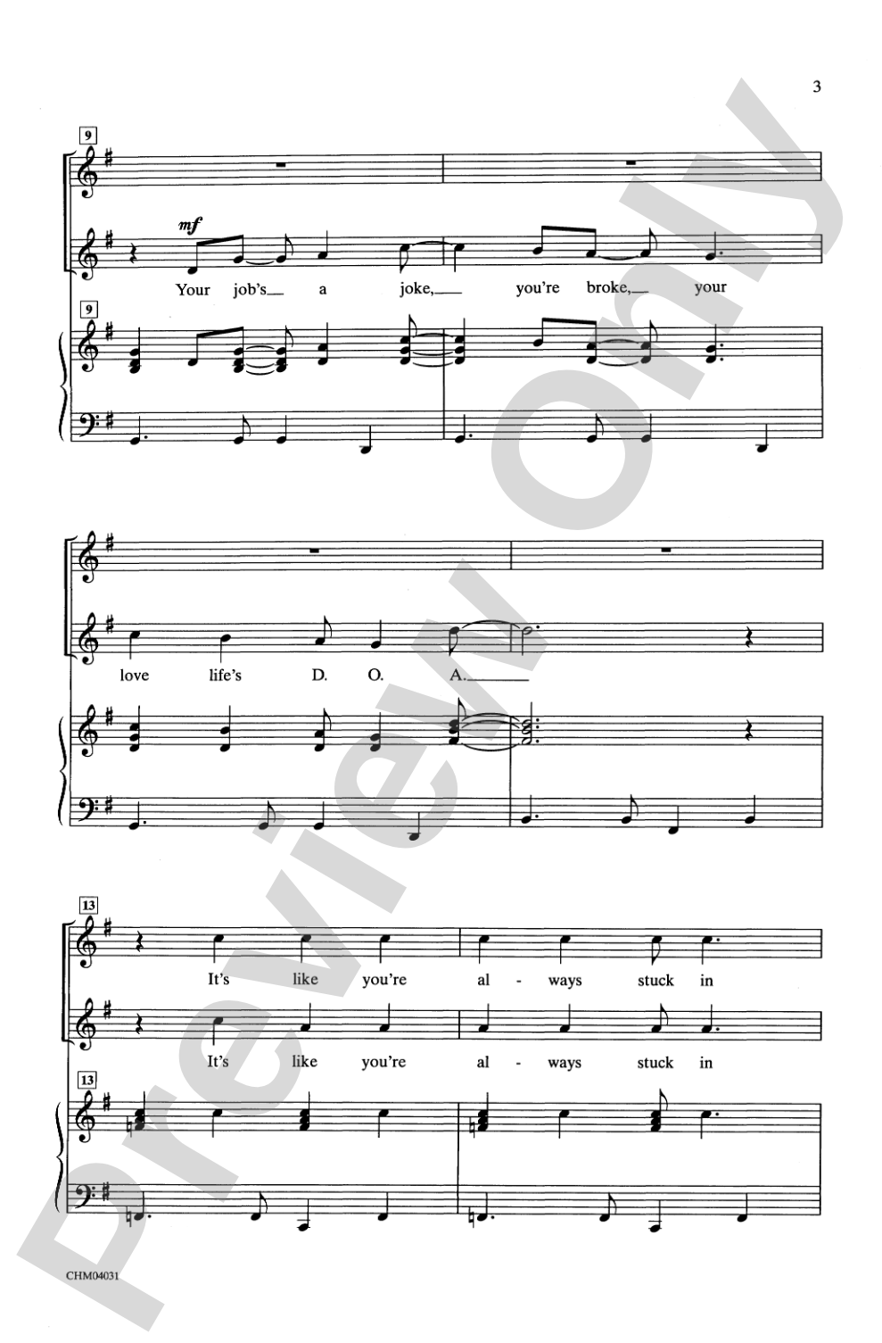 I'll Be There for You (Theme from "Friends"): 2-Part Choral Octavo