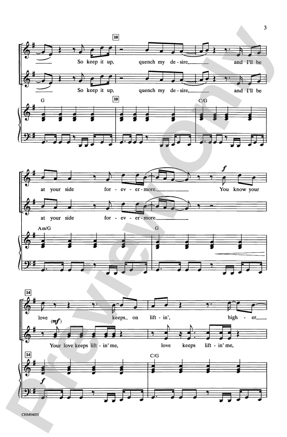 (Your Love Has Lifted Me) Higher and Higher: SSA Choral Octavo