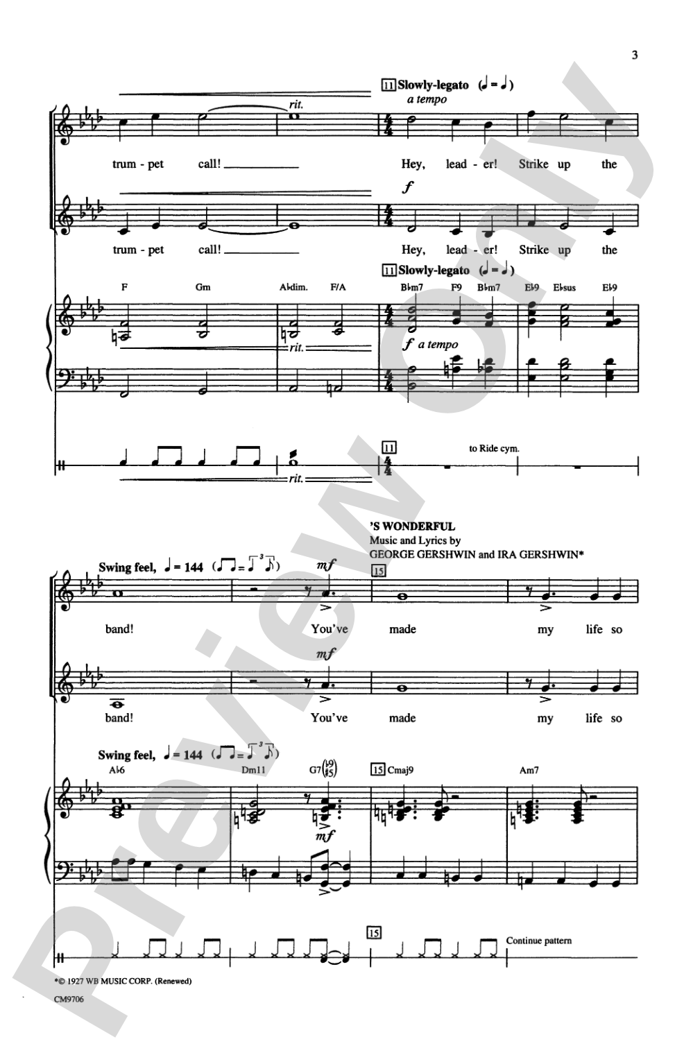 Gershwin Showcase: 2-Part Choral Octavo