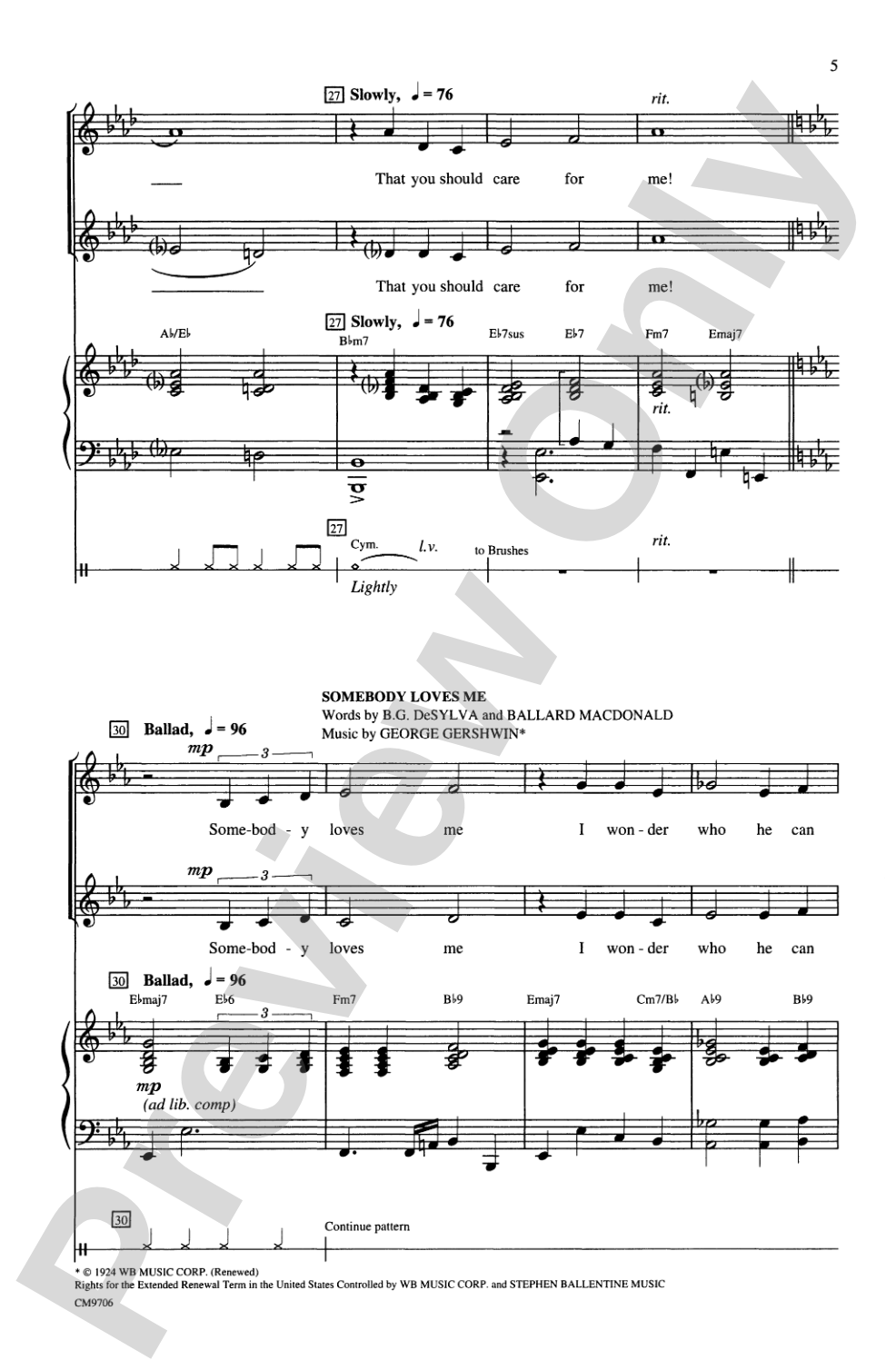 Gershwin Showcase: 2-Part Choral Octavo