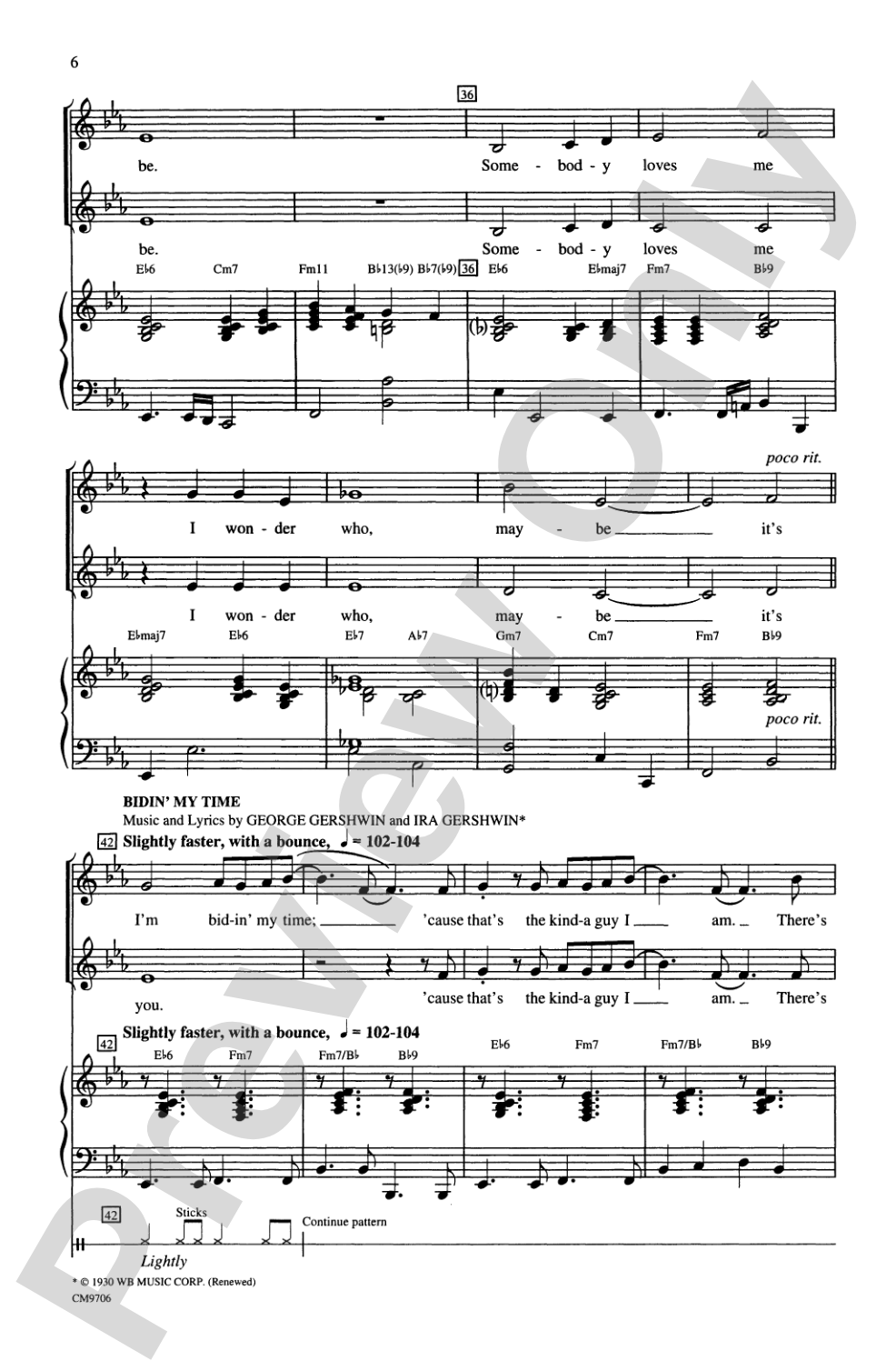 Gershwin Showcase: 2-Part Choral Octavo