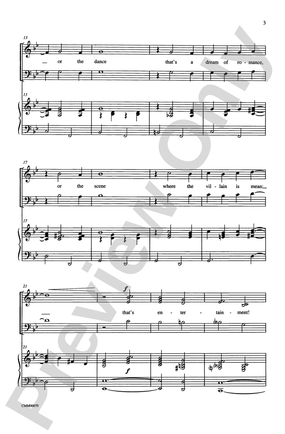 The Music of M-G-M (A Choral Medley): SAB Choral Octavo