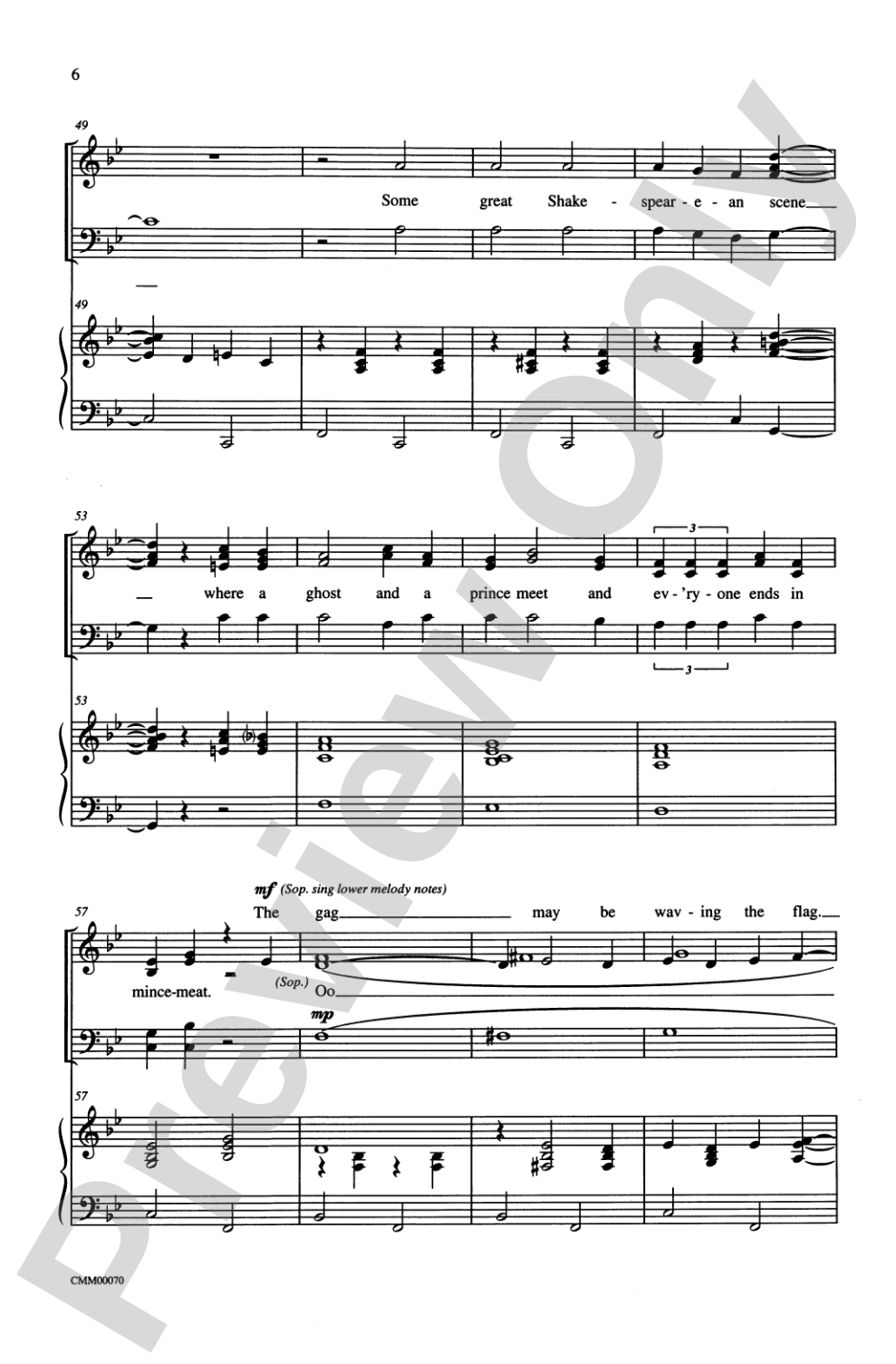 The Music of M-G-M (A Choral Medley): SAB Choral Octavo