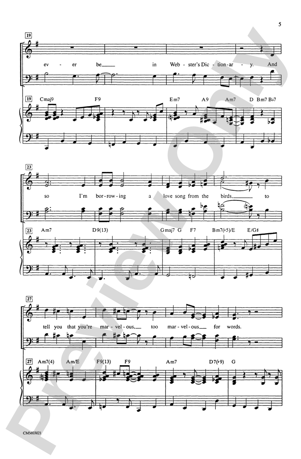 Johnny Mercer: Too Marvelous for Words (A Medley): SATB Choral Octavo
