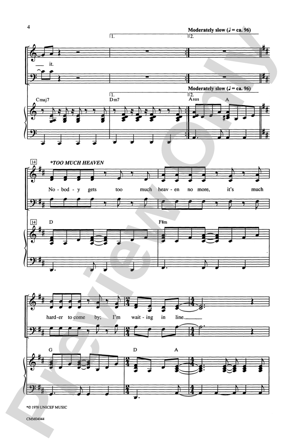 Stayin' Alive (A Medley of Hit Songs Recorded by the Bee Gees): 3-Part Mixed Choral Octavo