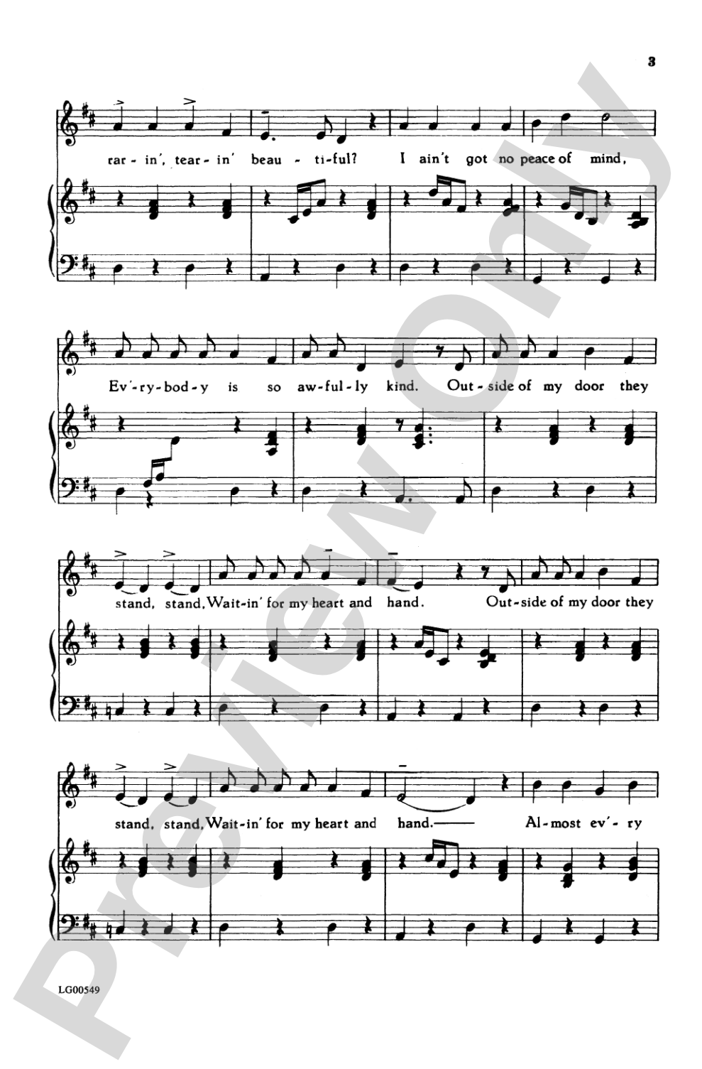 Beautiful Yet Truthful: SSA Choral Octavo