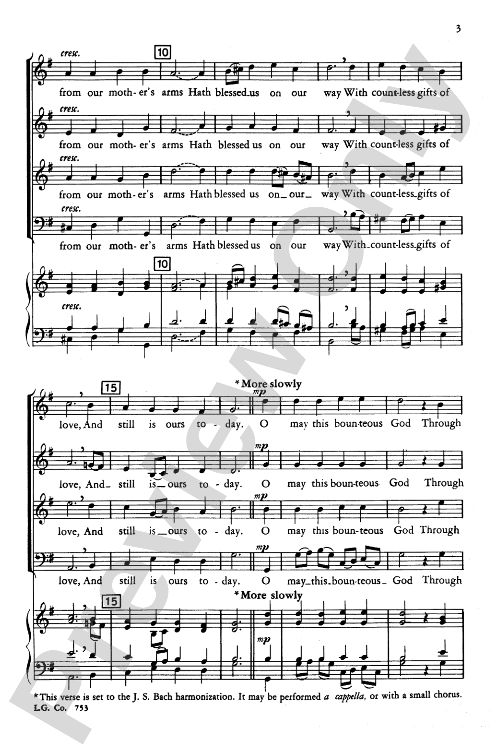 Now Thank We All Our God: SATB Choral Octavo