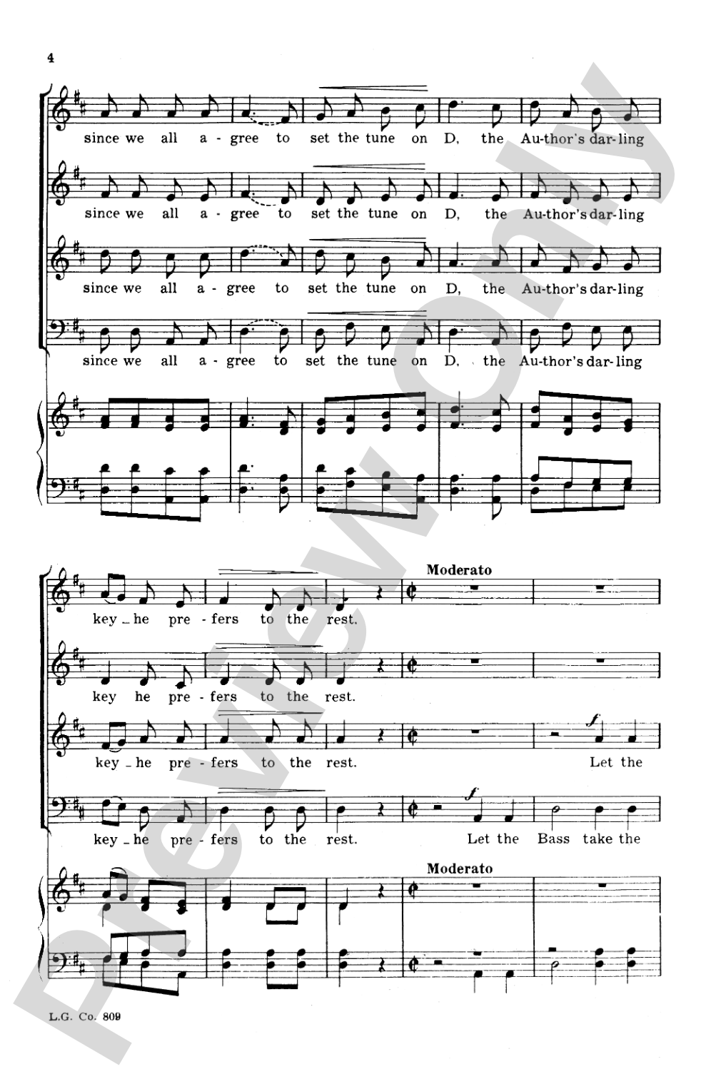 Modern Music: SATB Choral Octavo