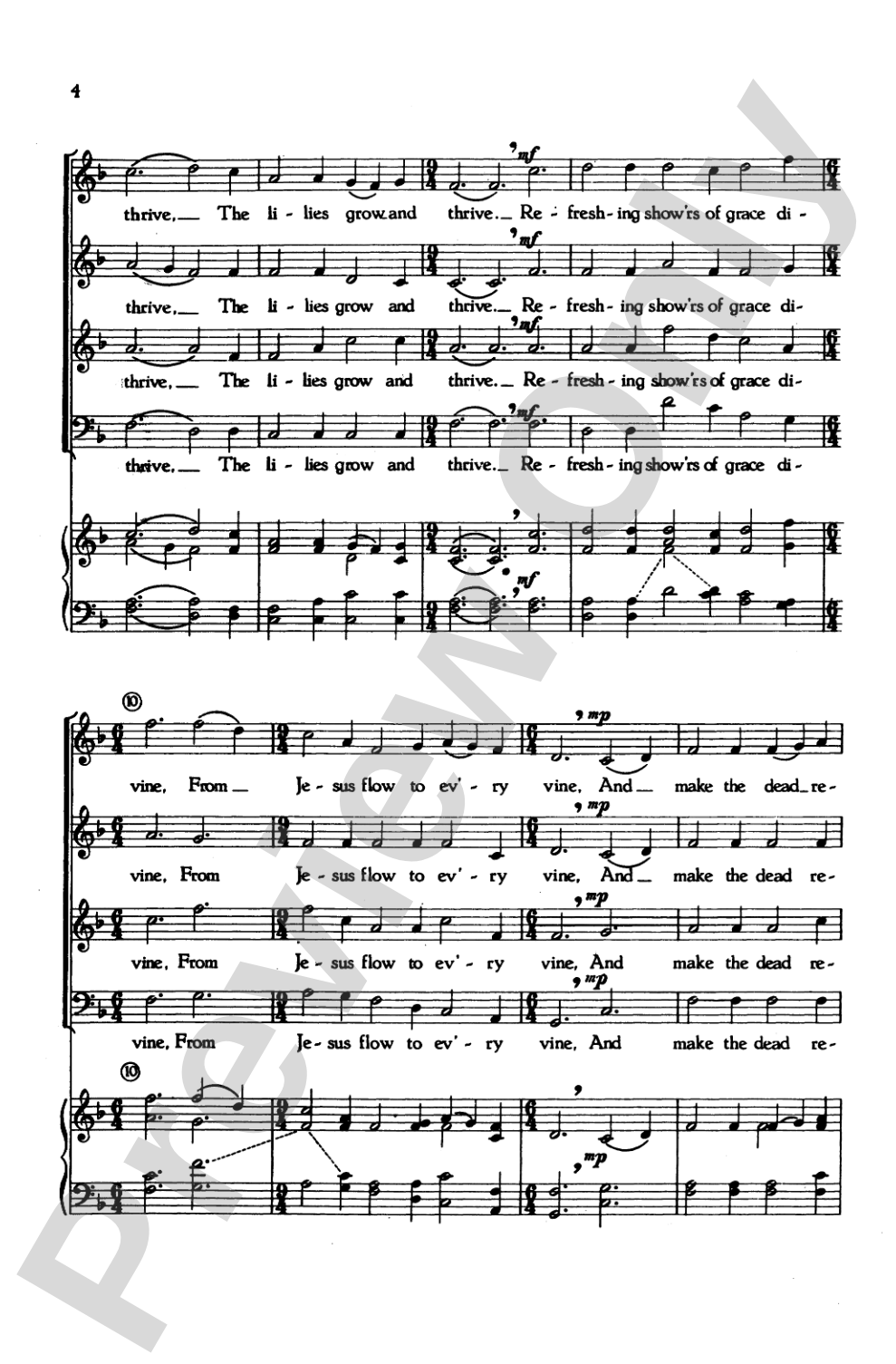Garden Hymn: SATB Choral Octavo