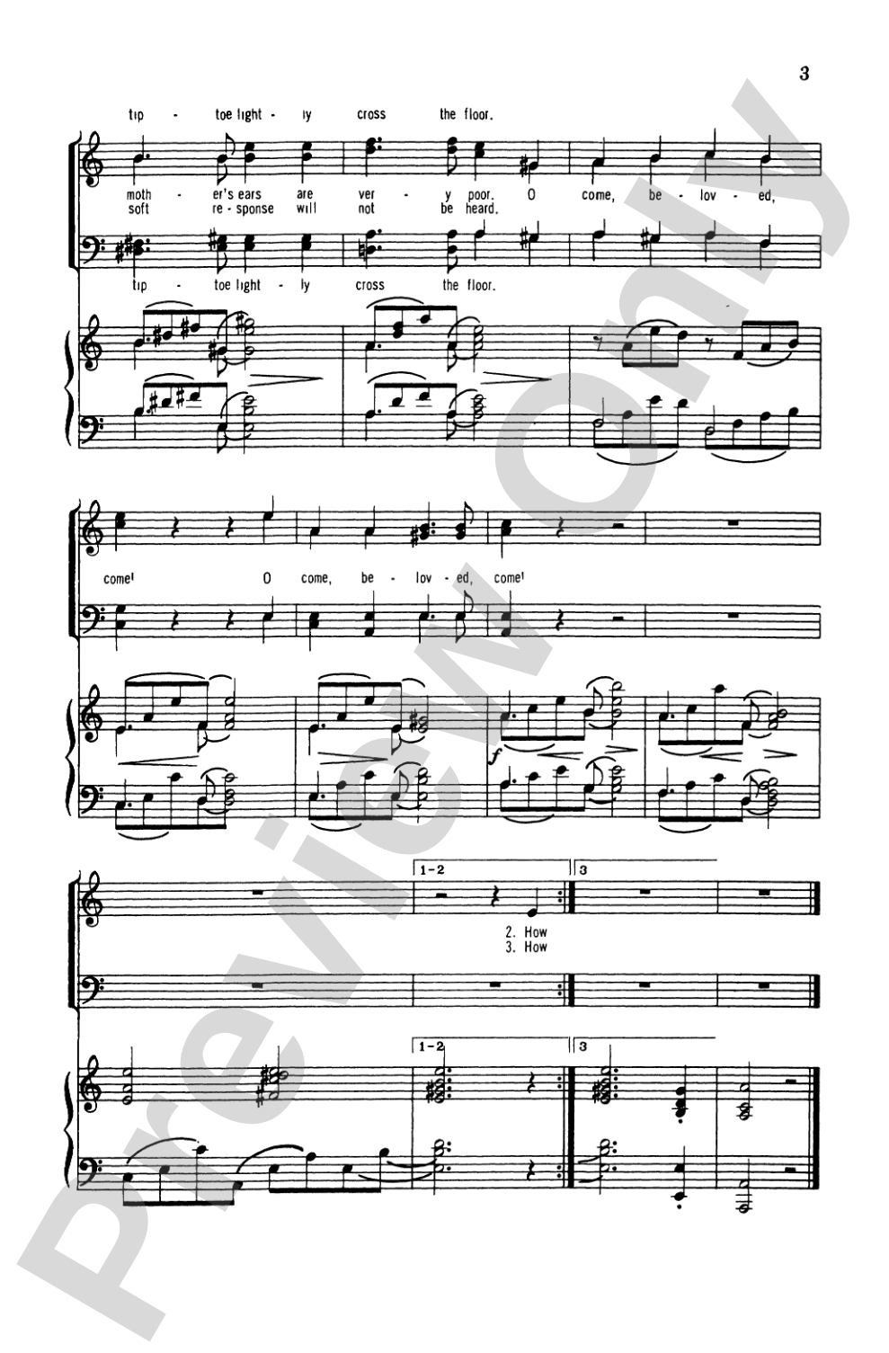 Five German Folk Songs: TTBB Choral Octavo