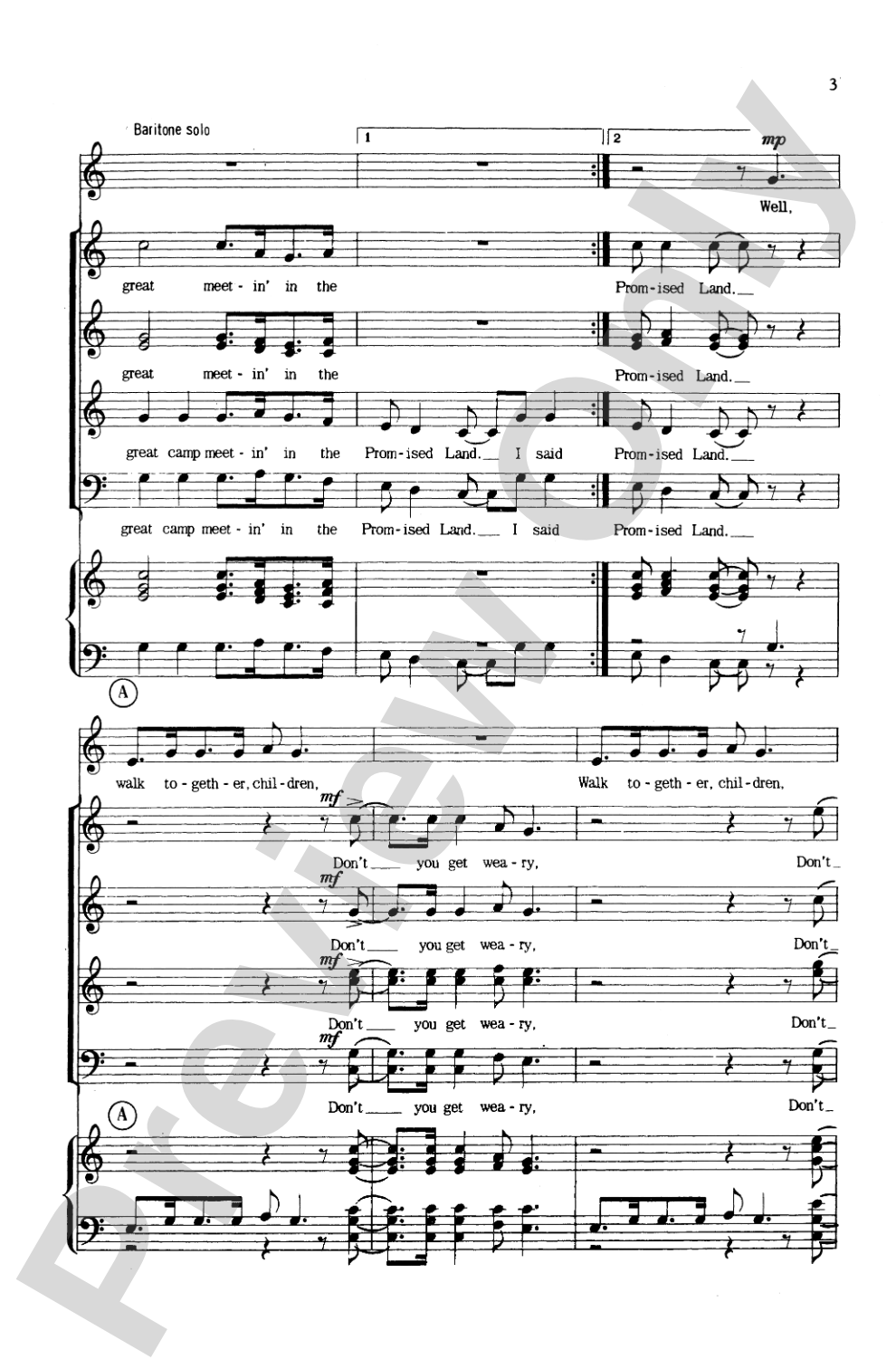 Walk Together, Children: SATB Choral Octavo