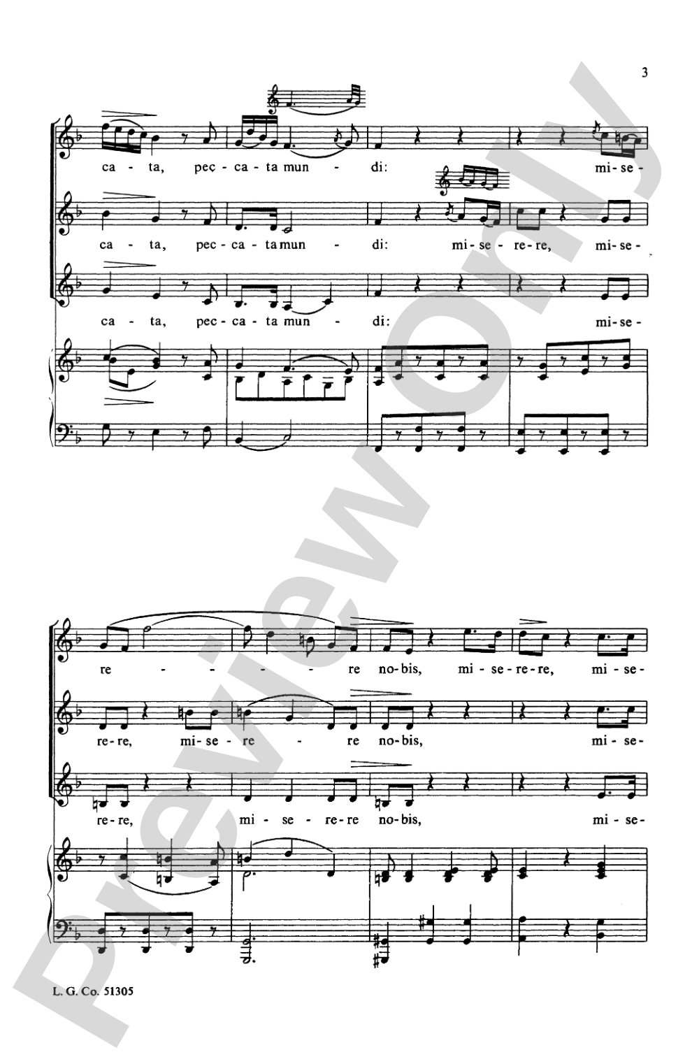 Agnus Dei (from <I>Coronation Mass</I>): SSA Choral Octavo
