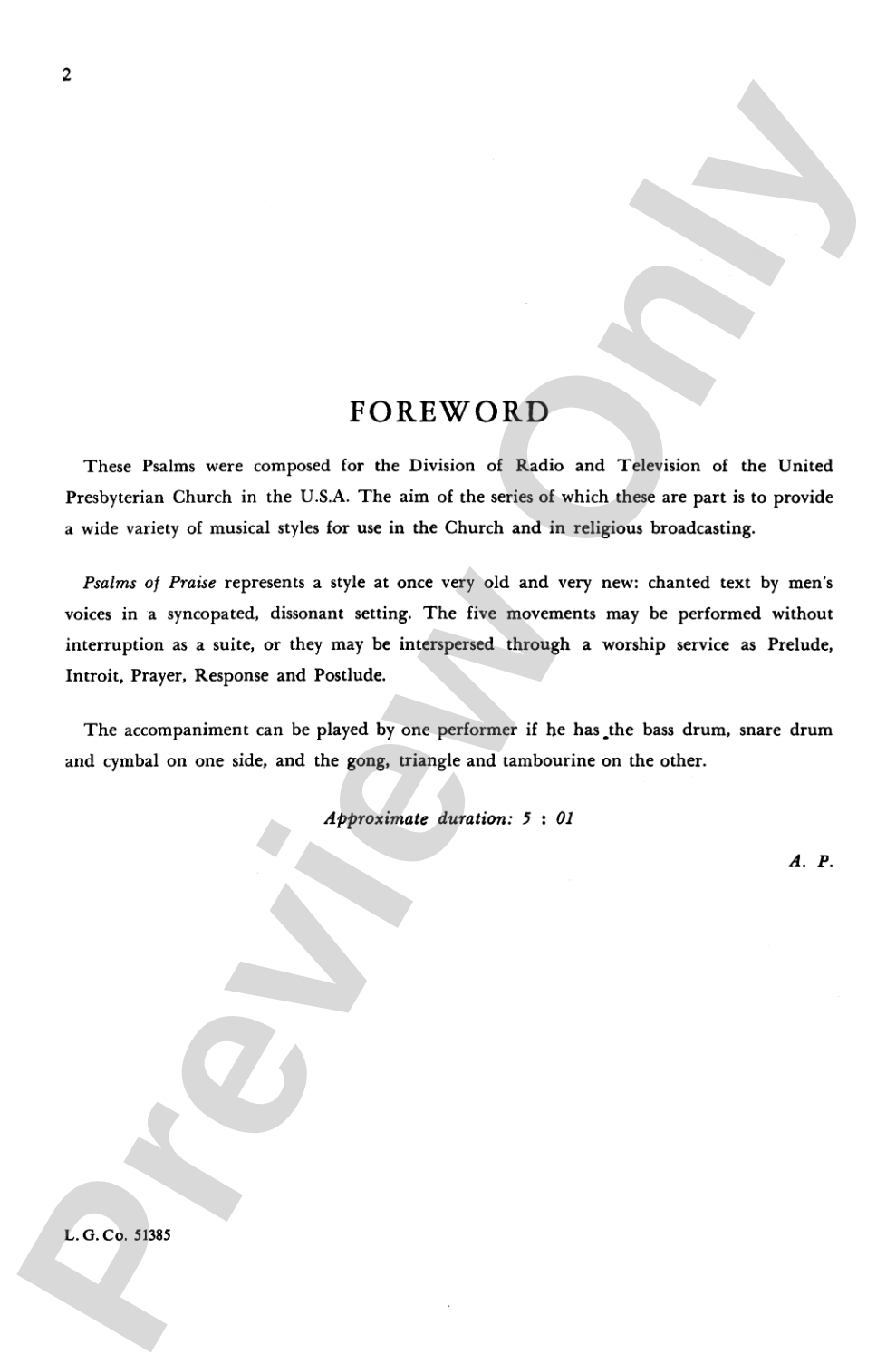 Psalms of Praise (Psalm 150): TB Choral Octavo