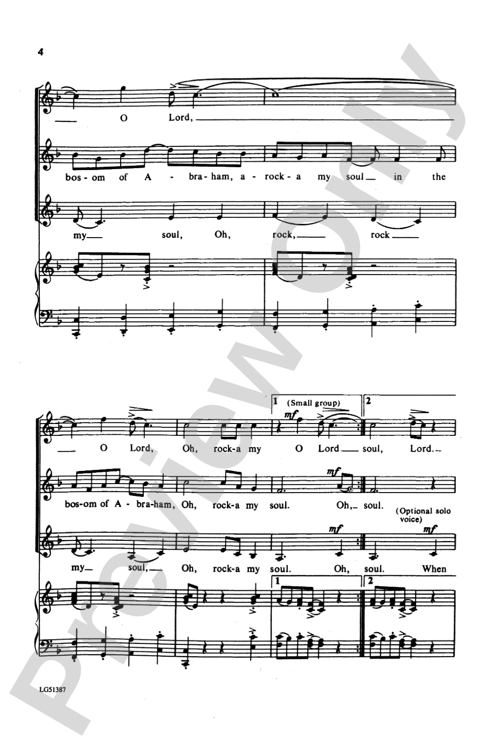 Rock-a My Soul: SSA Choral Octavo