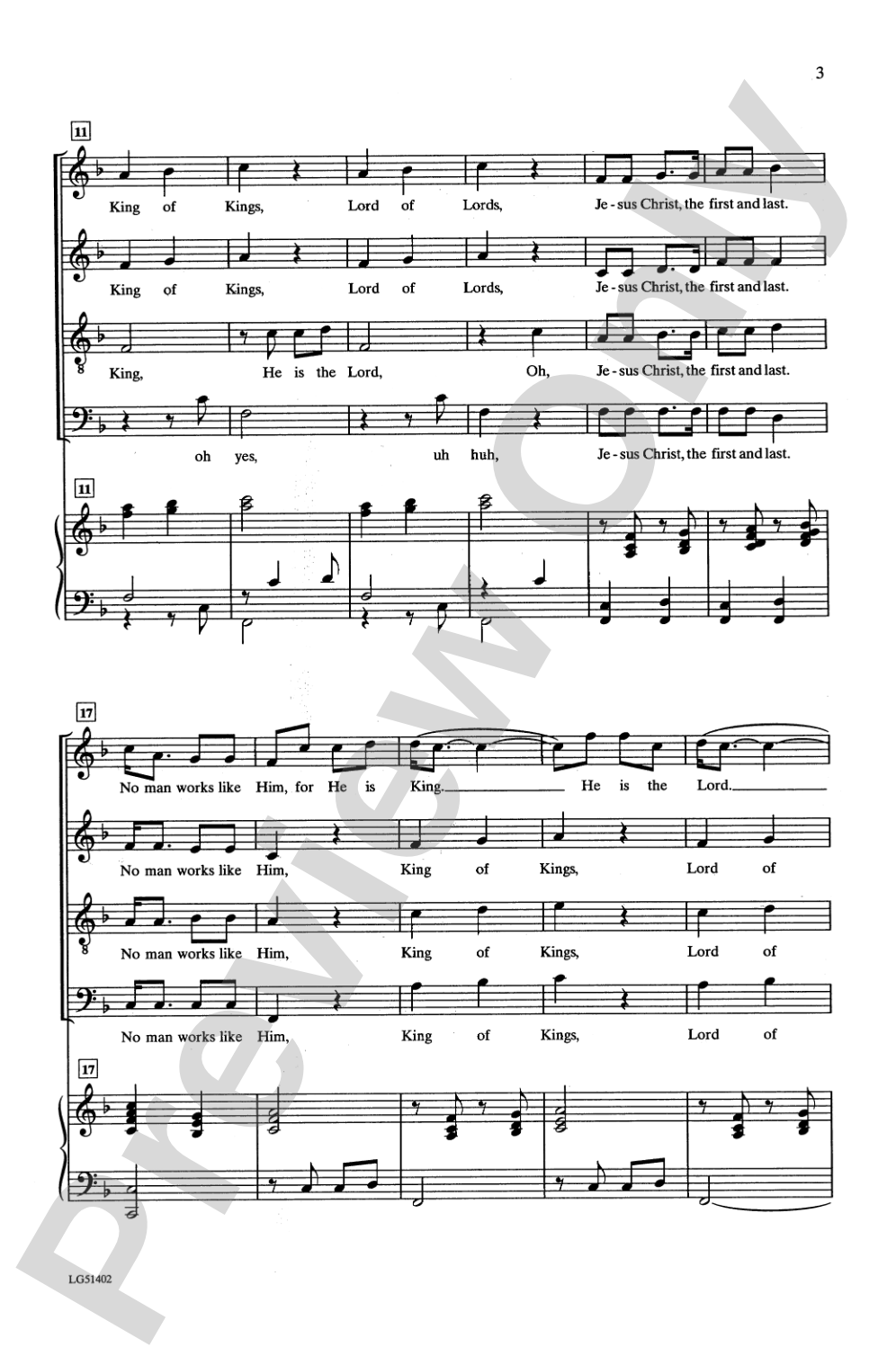 Ride On, King Jesus: SATB Choral Octavo