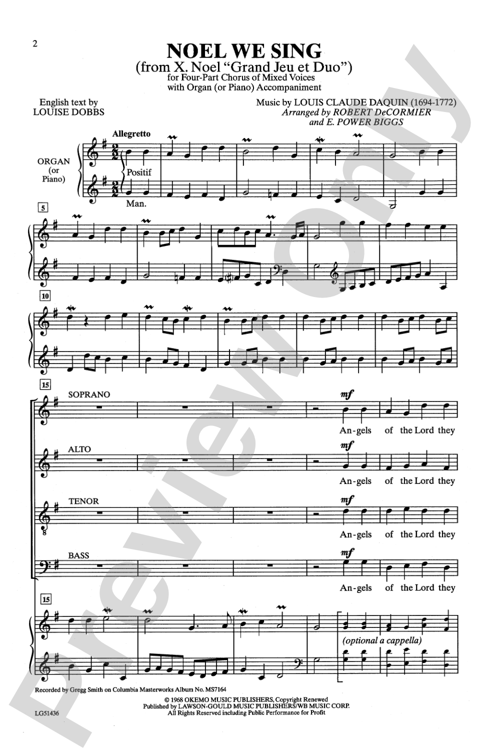 Noel We Sing: SATB Choral Octavo