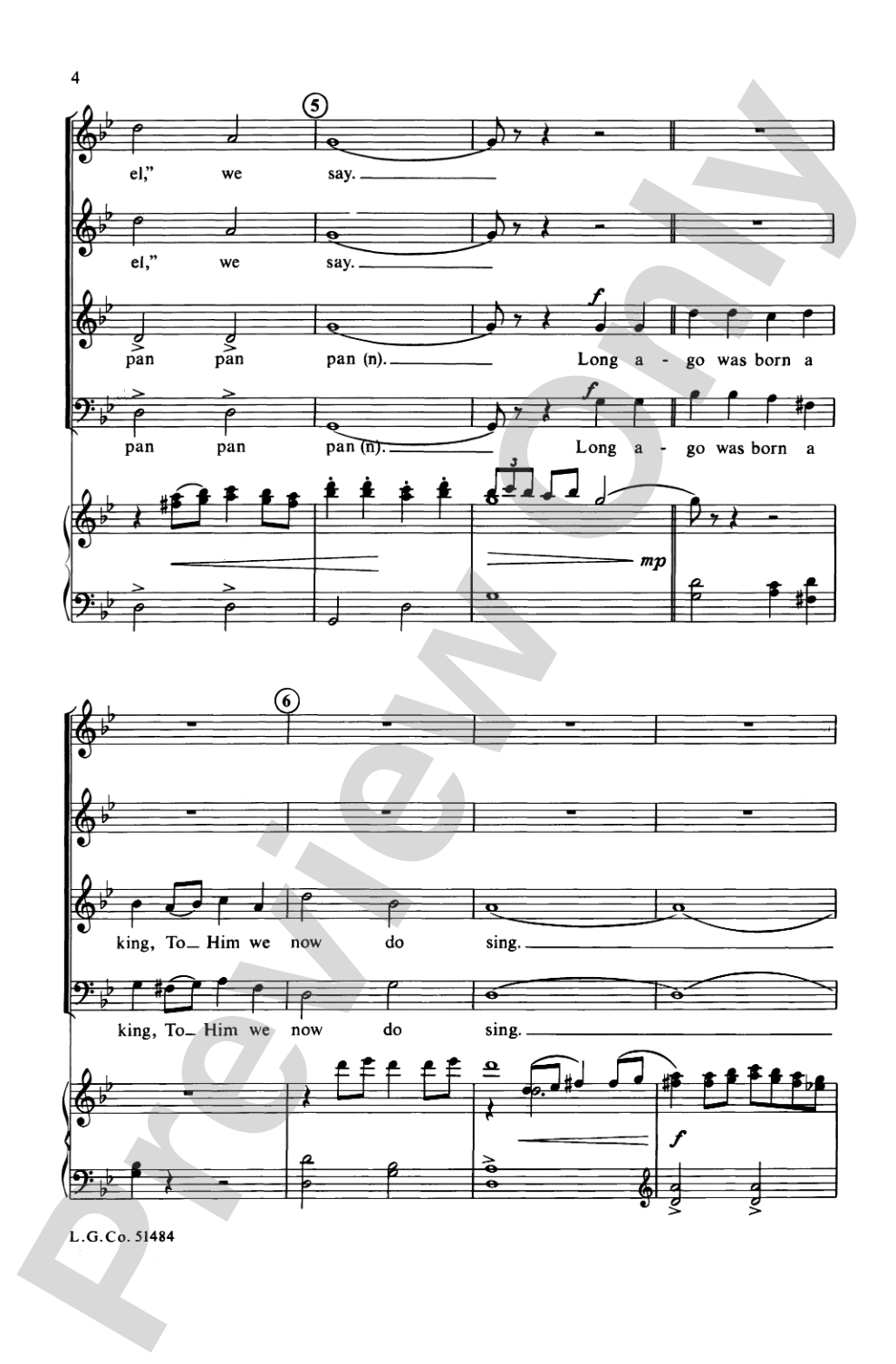 Patapan: SATB Choral Octavo