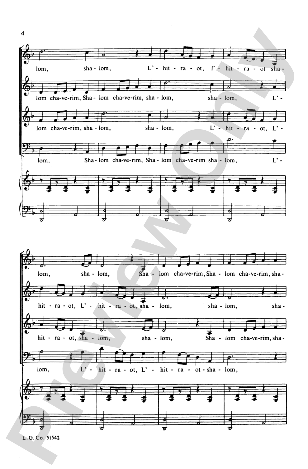 Rounds of Israel: SATB Choral Octavo