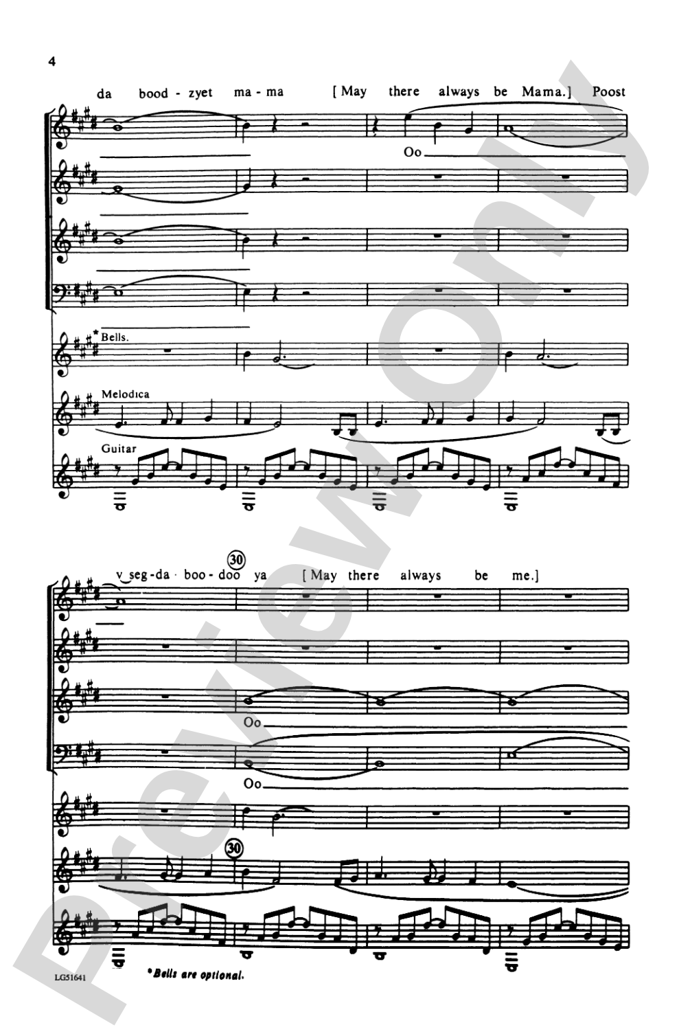 May There Always Be Sunshine: SATB Choral Octavo