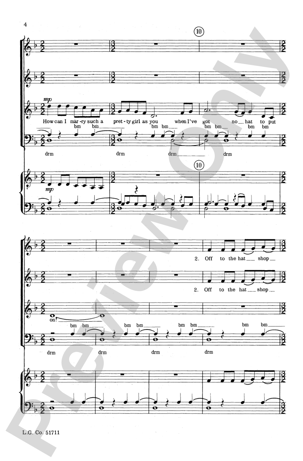 Soldier, Soldier, Won't You Marry Me?: SATB Choral Octavo