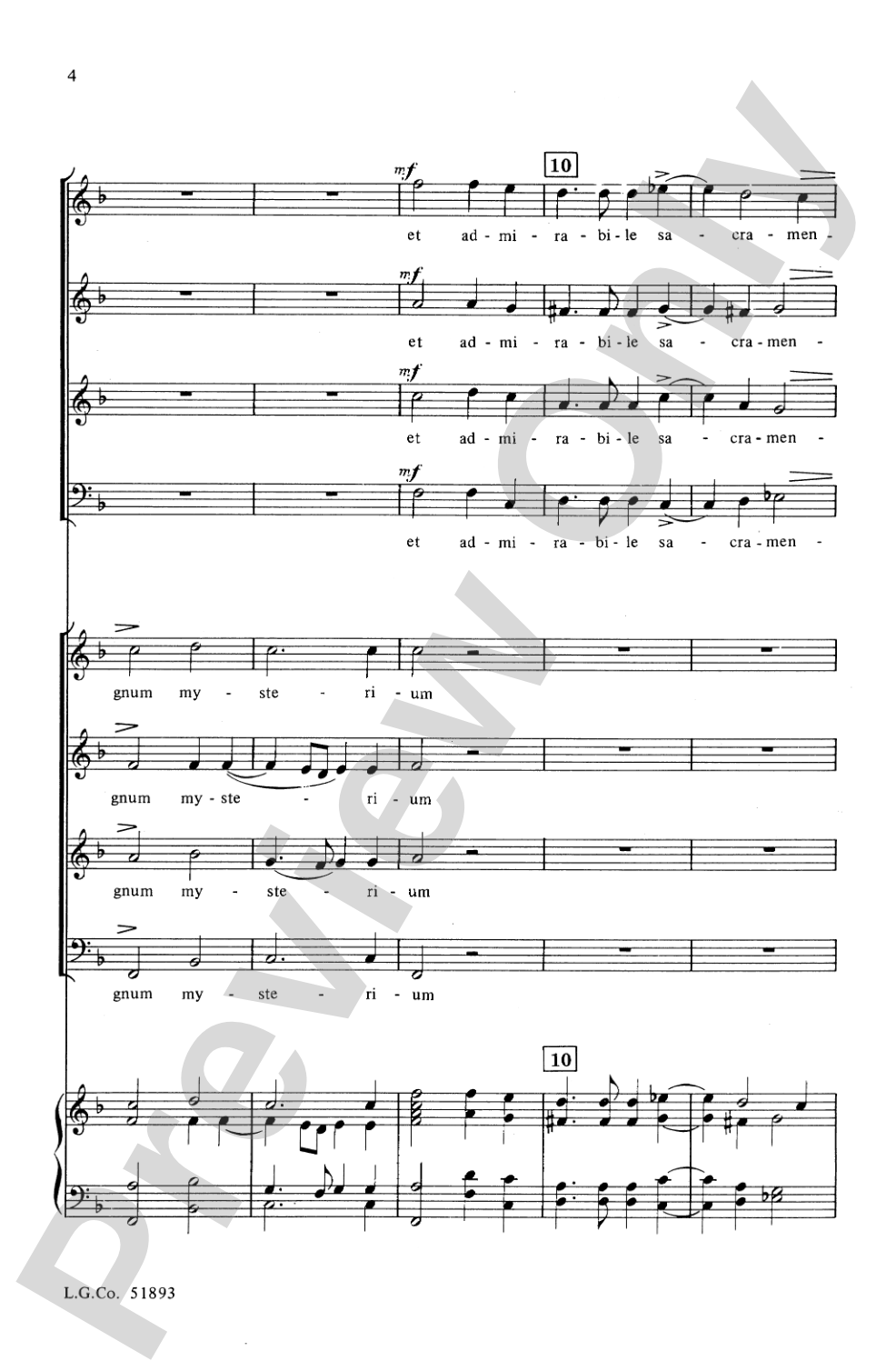 O Magnum Mysterium: SATB Double Chorus Choral Octavo