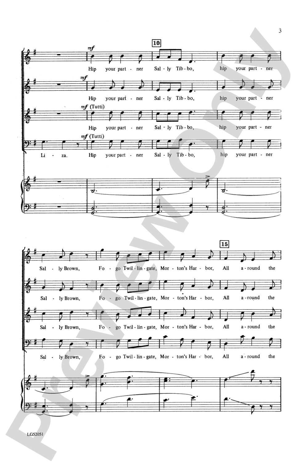 I'se the B'y: SATB Choral Octavo