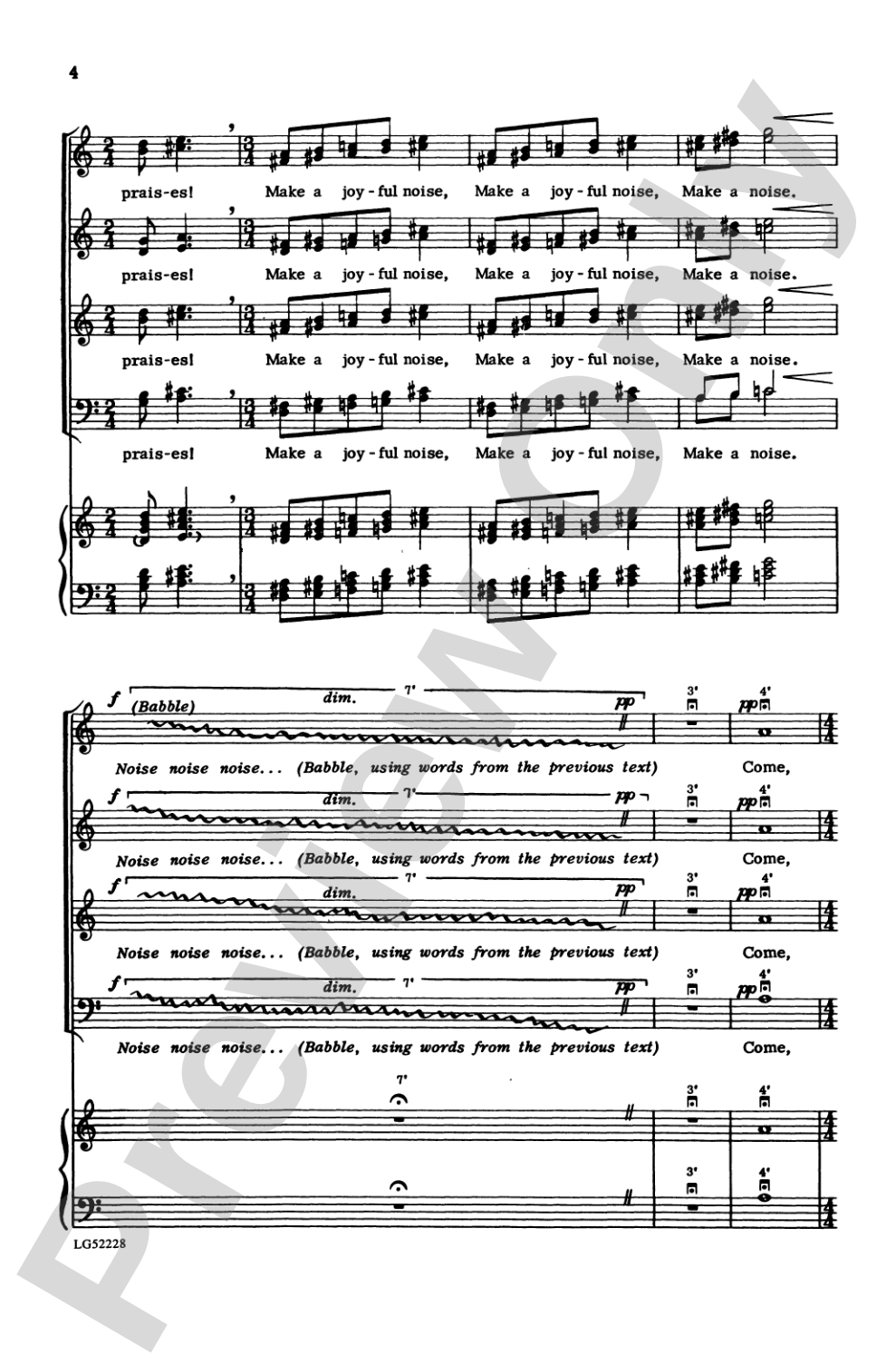Now Shout: SATB Choral Octavo