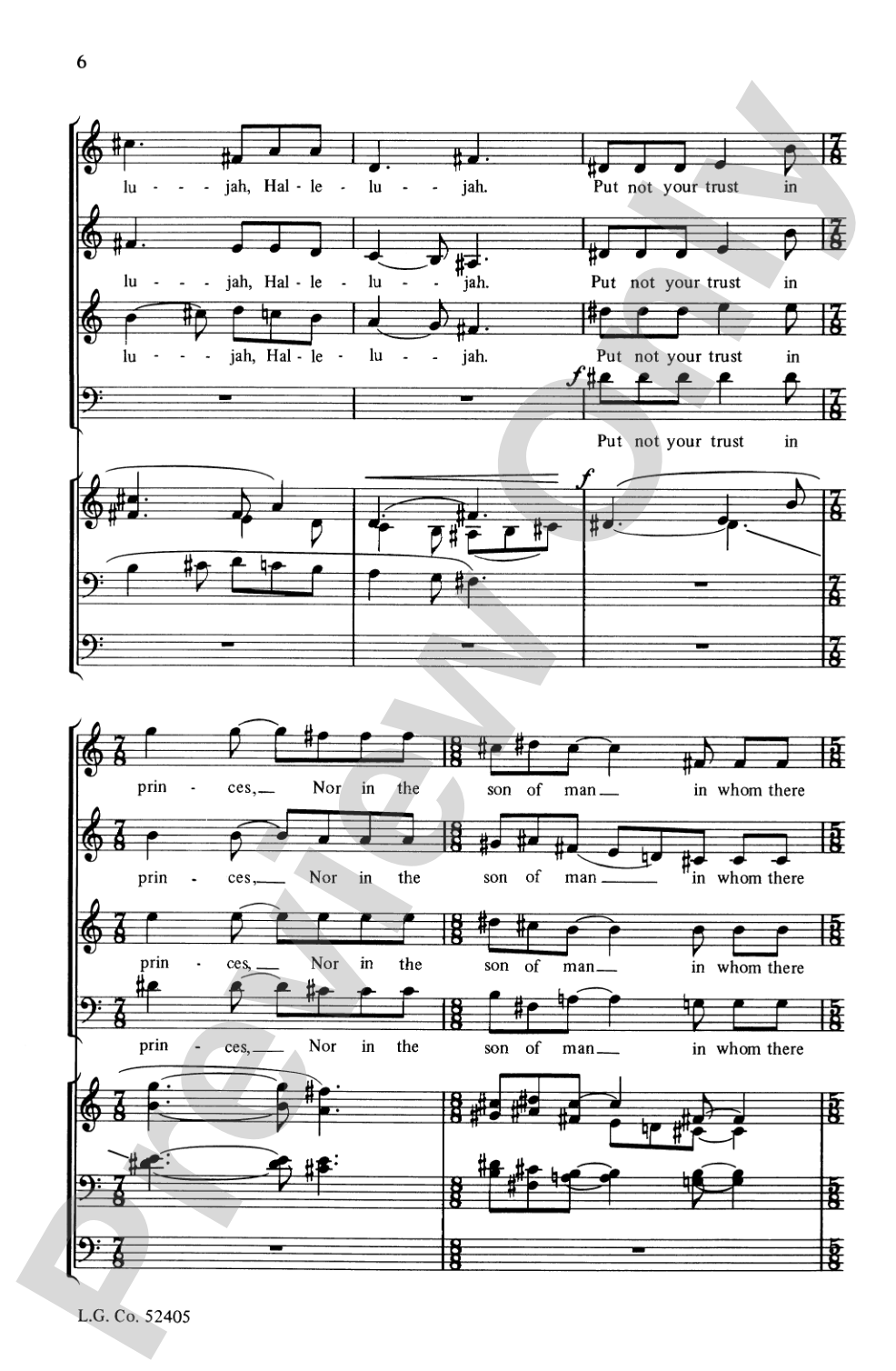 Psalm 146: SATB Choral Octavo
