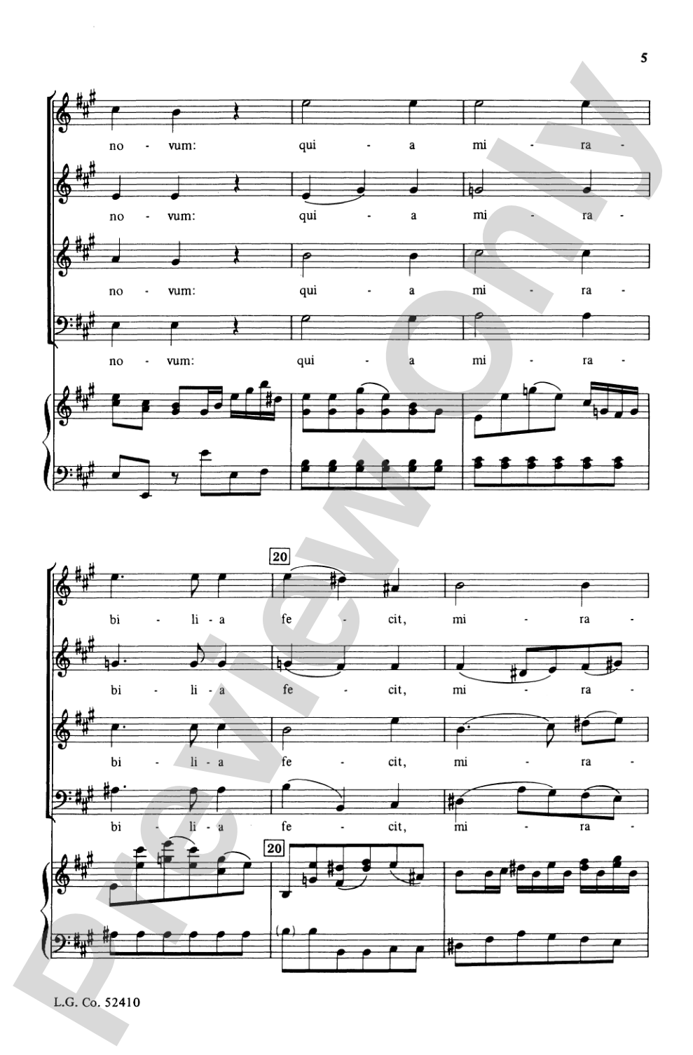 Cantate Domino: SATB Choral Octavo