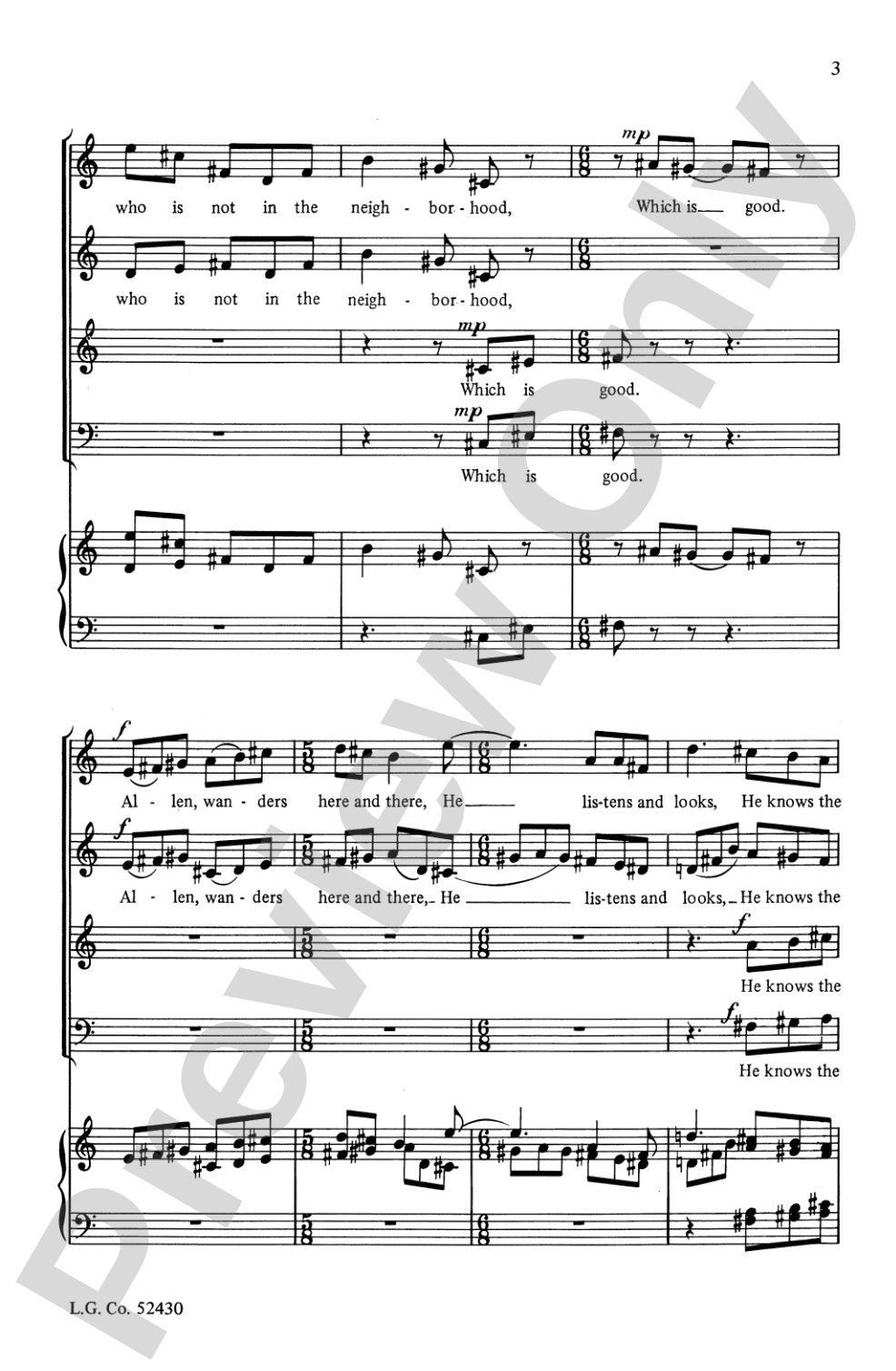 Allen (from <I>The Way They Are</I>): SATB Choral Octavo