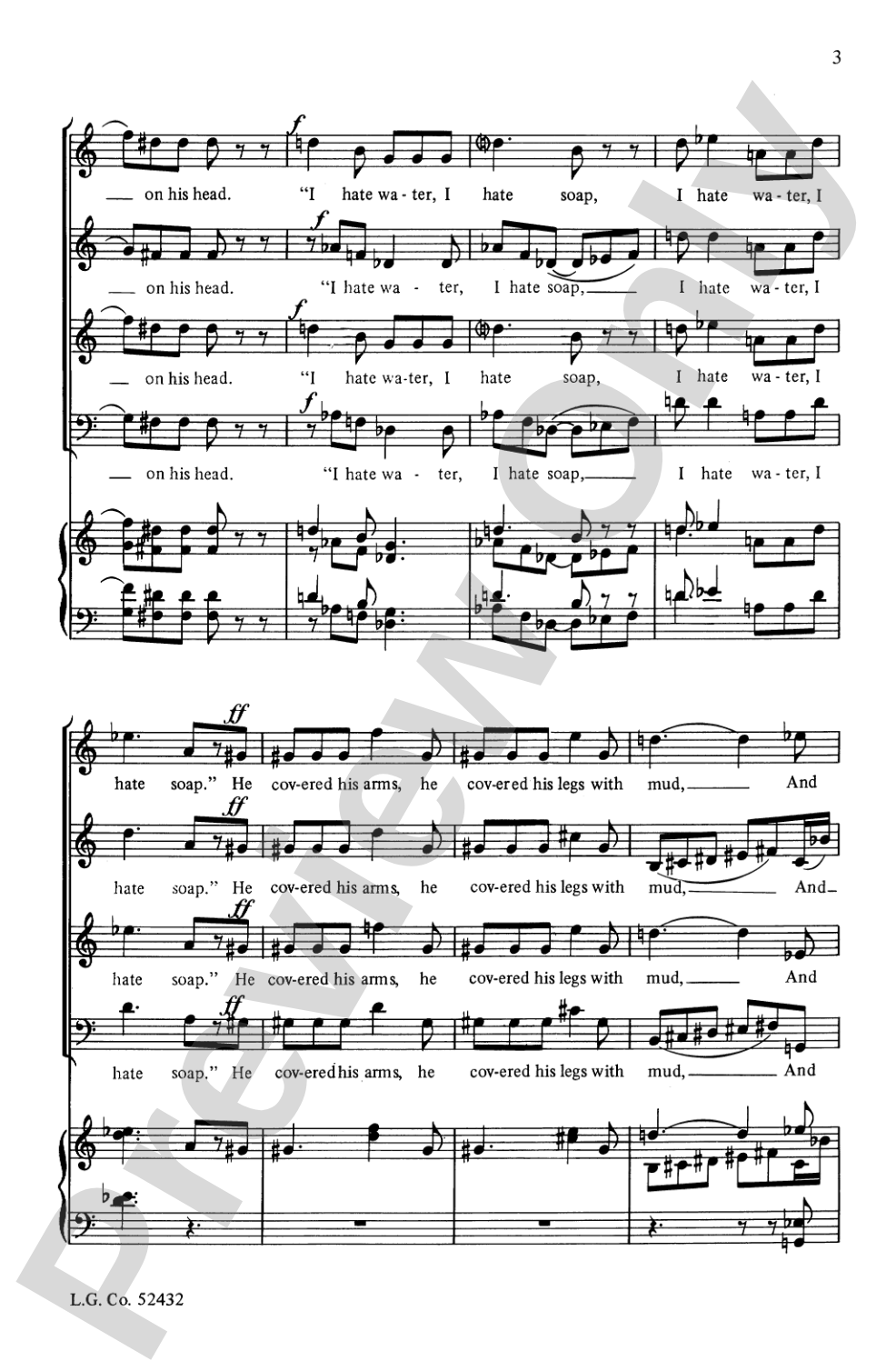 Timothy (from <I>The Way They Are</I>): SATB Choral Octavo