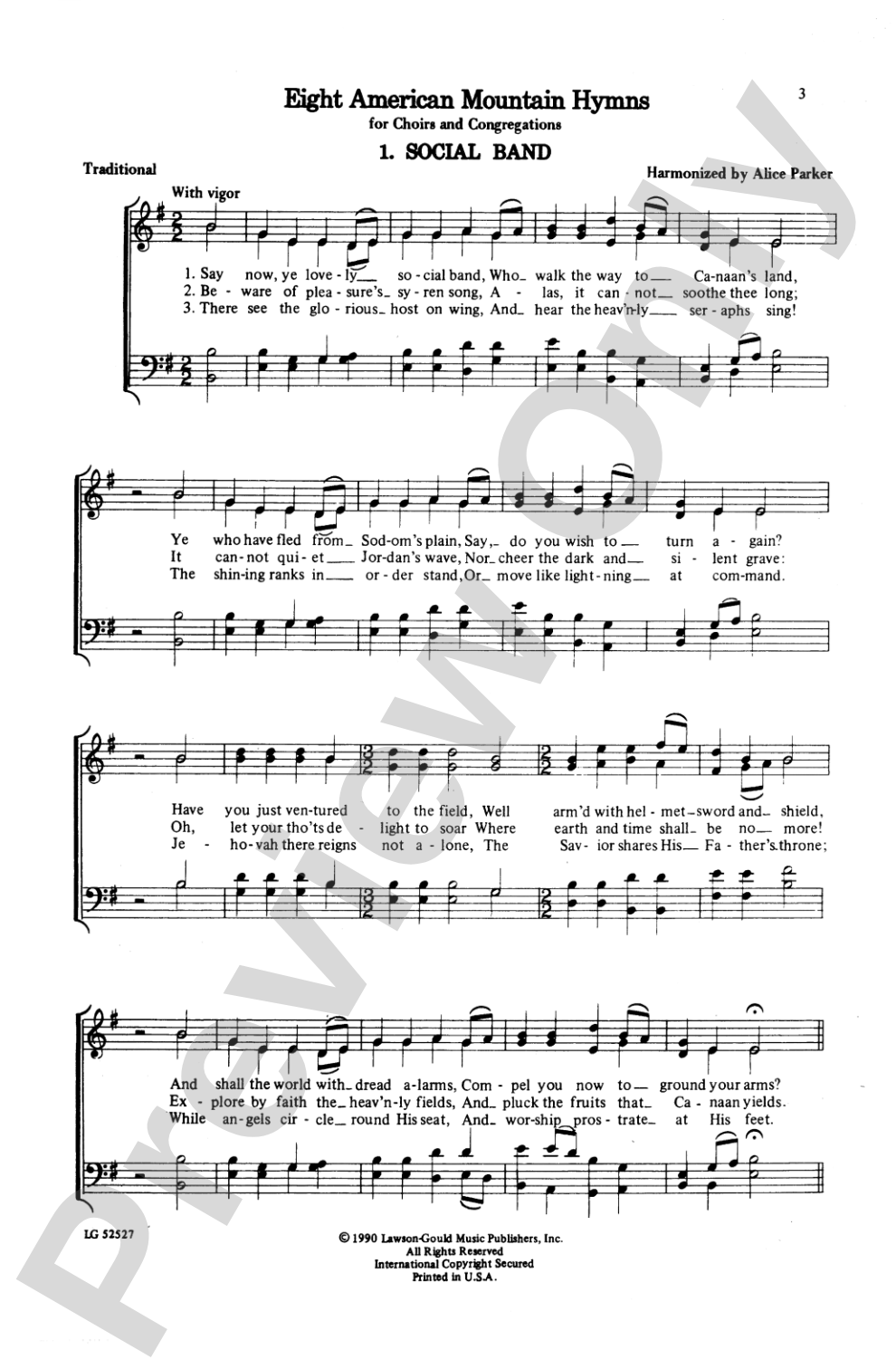 Eight American Mountain Hymns: SATB Choral Octavo
