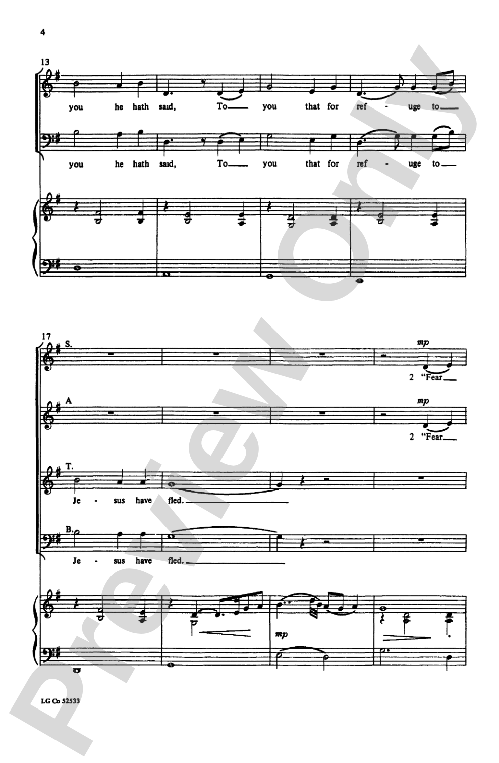 How Firm a Foundation: SATB Choral Octavo