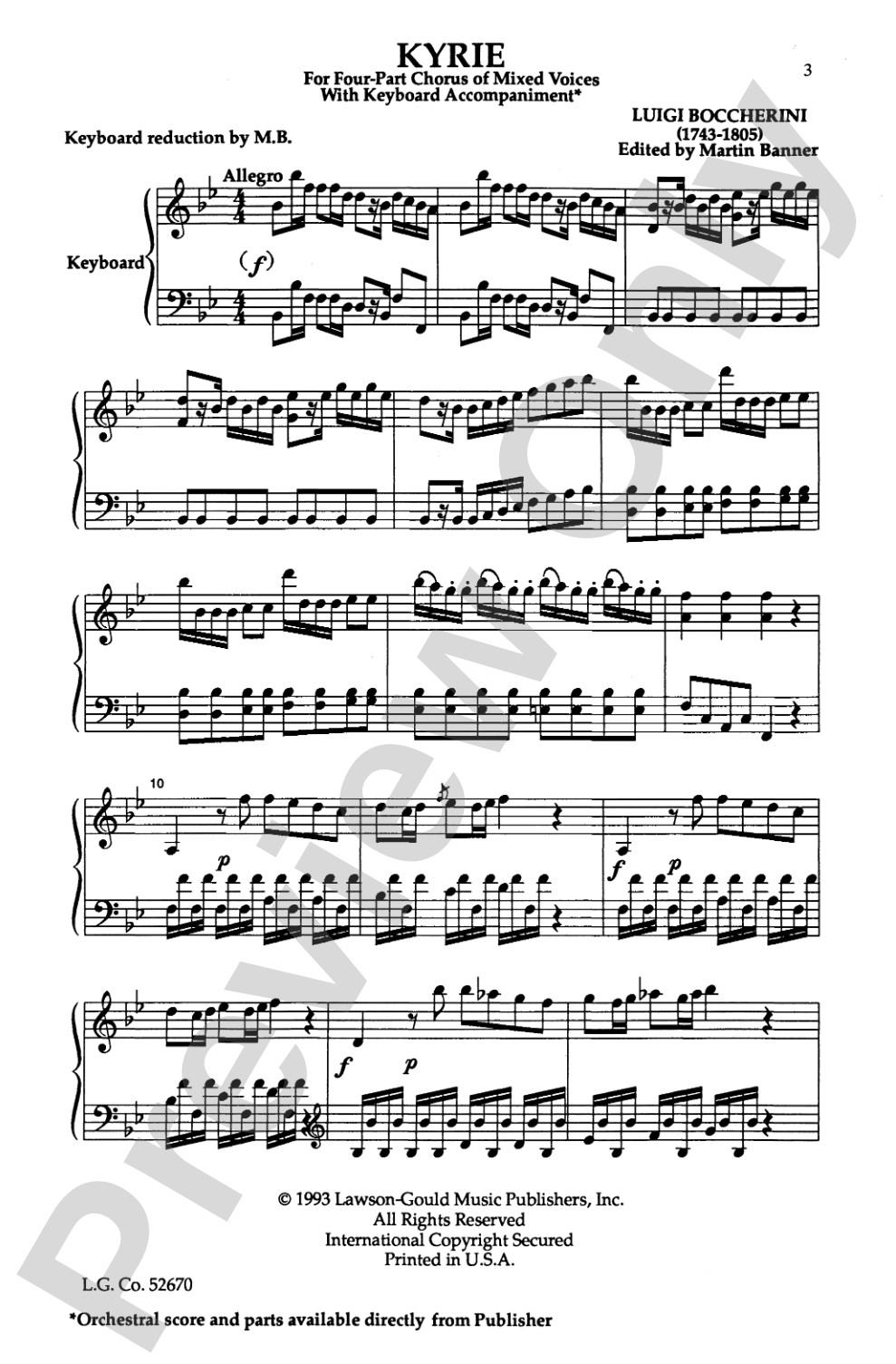 Kyrie: SATB Choral Octavo