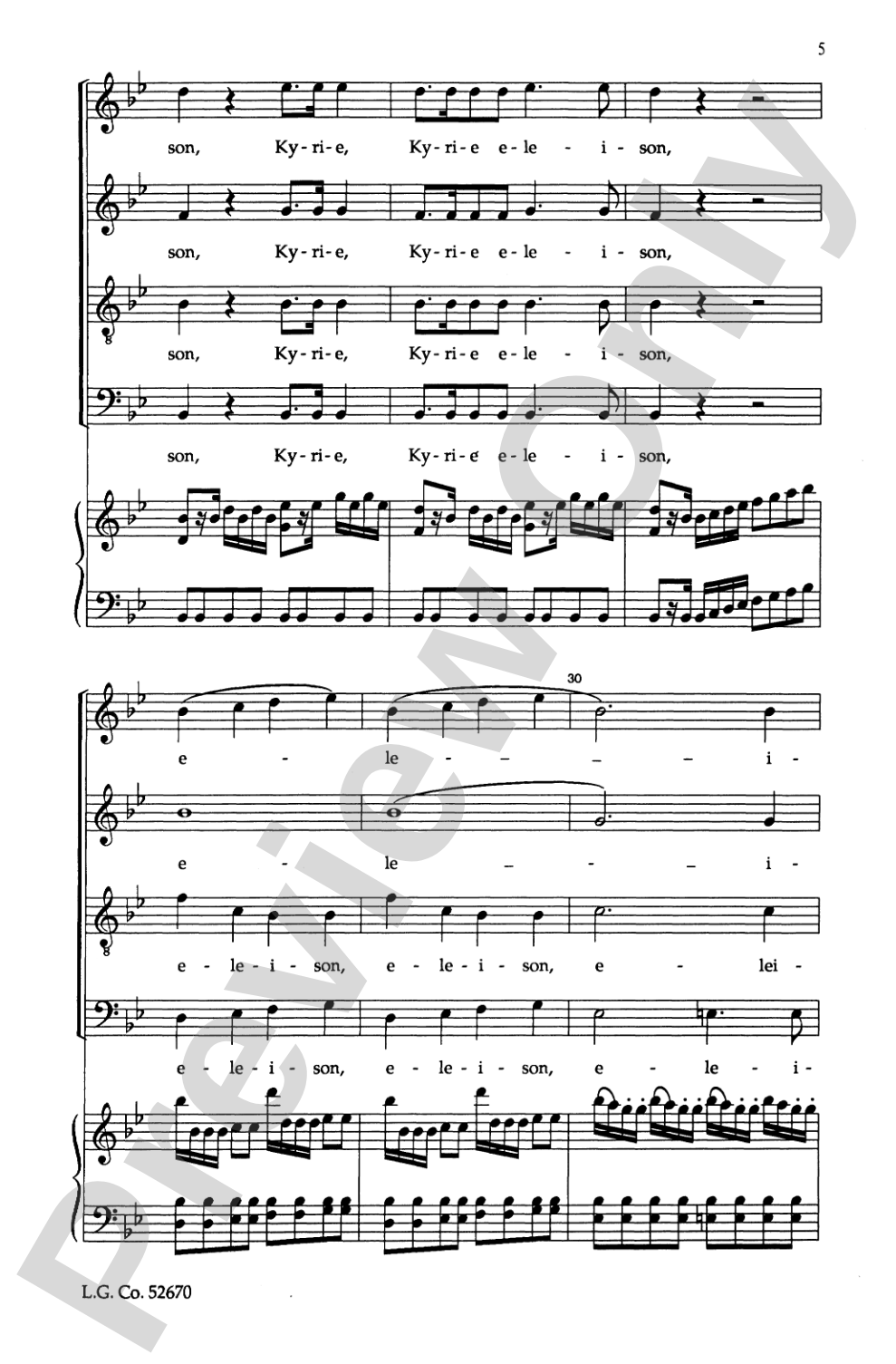 Kyrie: SATB Choral Octavo